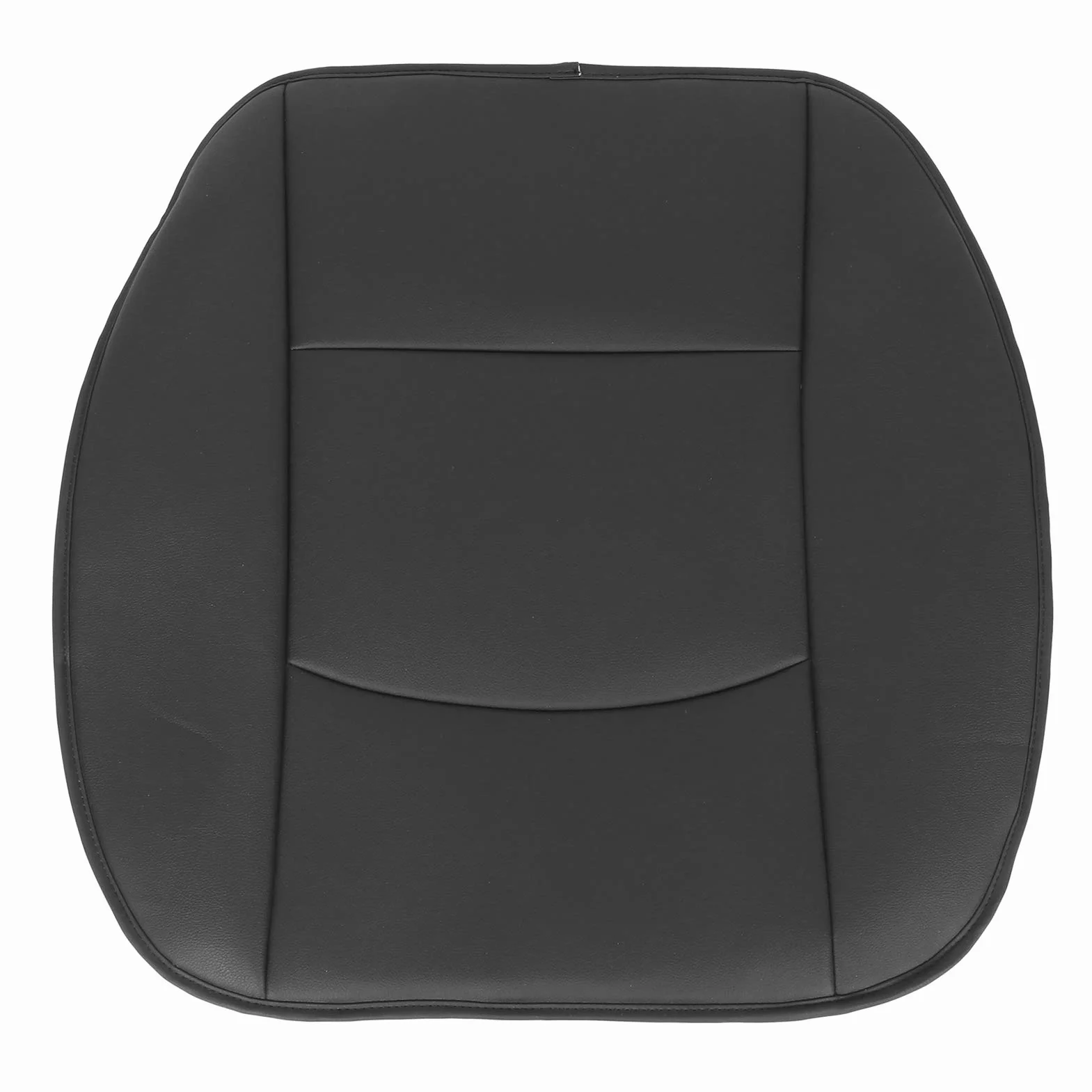 Coprisedile Anteriore in Pelle PU Impermeabile per Auto SUV Berlina 4 Porte (Nero)
