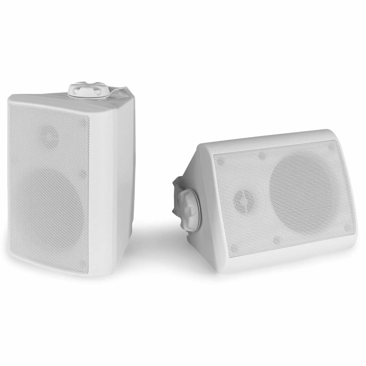 Power Dynamics BGO40 Set di Diffusori a 2 Vie, Woofer 4", Tweeter 3/4", 100 W, Bianco