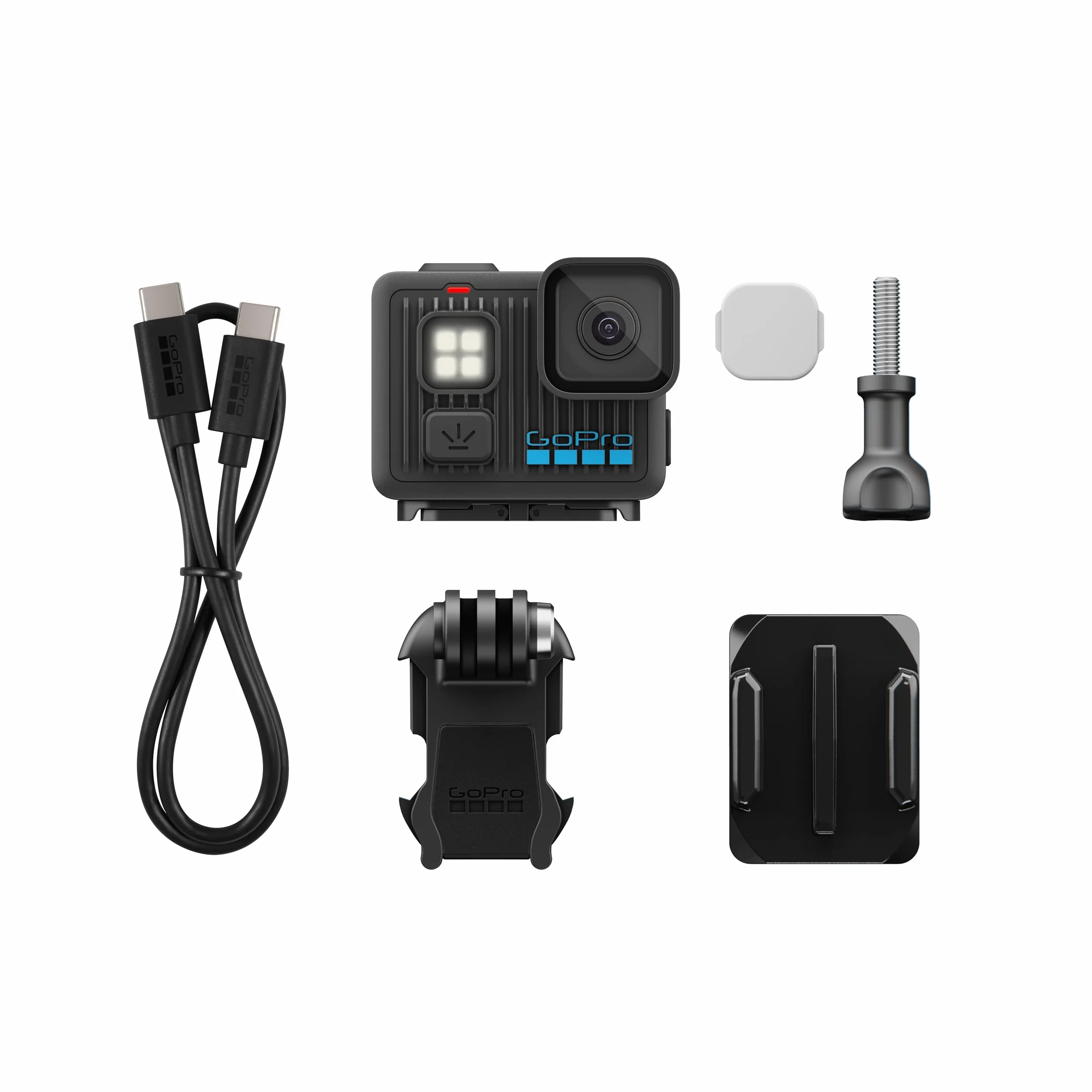 GoPro LIT HERO - Action camera leggera, compatta e impermeabile con luce integrata, video Ultra HD 4K60, foto da 12 MP, touch screen, stabilizzazione HyperSmooth