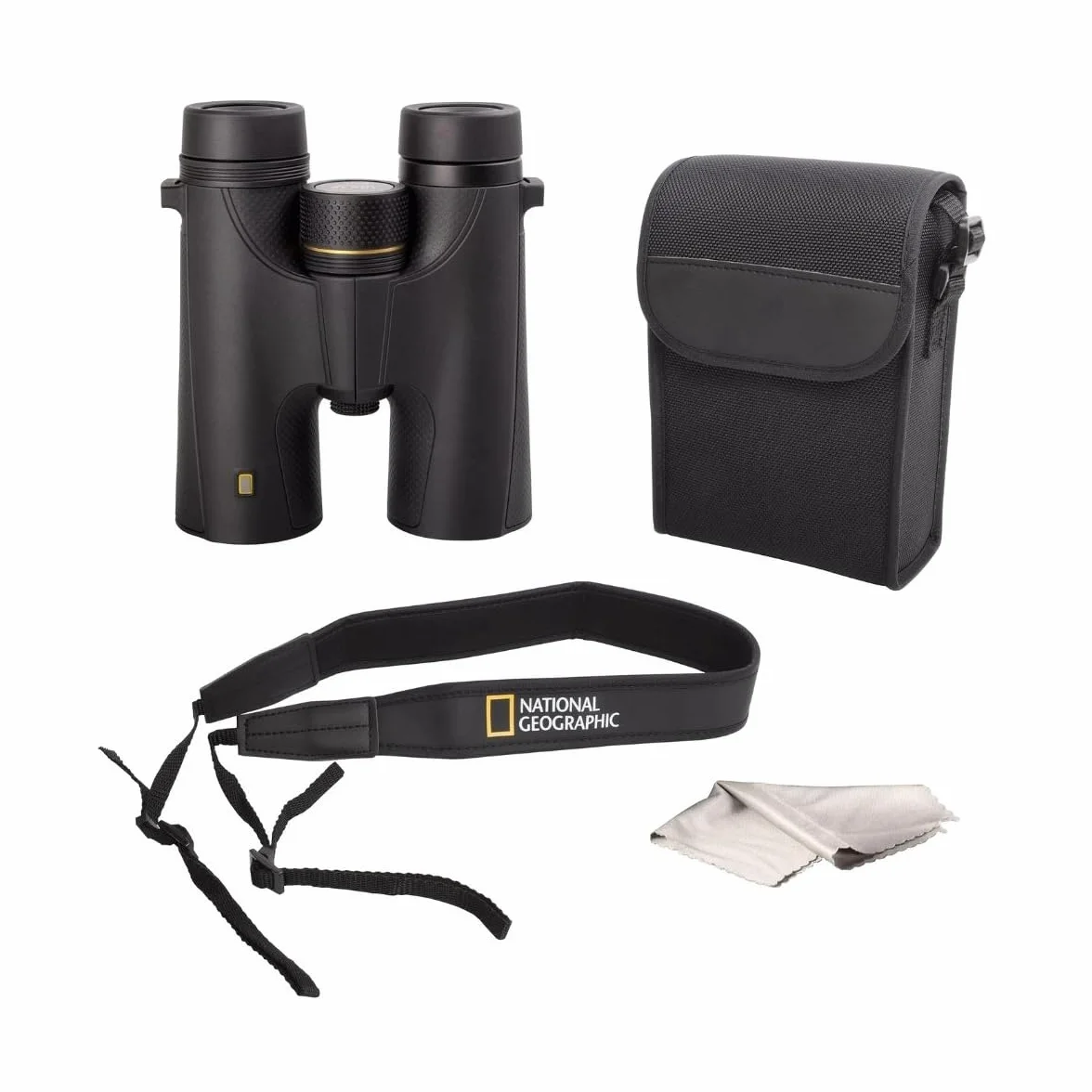 National Geographic 90-76500 Binocolo, 8 x 42 cm, nero
