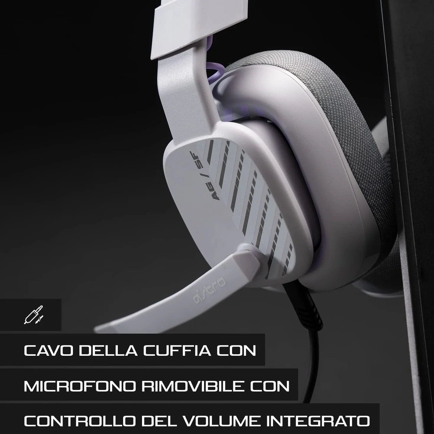 ASTRO A10 Cuffie Gaming Cablate Gen 2, Cuffie da Gioco Over-Ear con Microfono Flip-to-Mute, Leggere, Driver 32 mm, Compatibile con Xbox Series X|S, Xbox One, PS5, PS4, Nintendo Switch, PC - Grigio