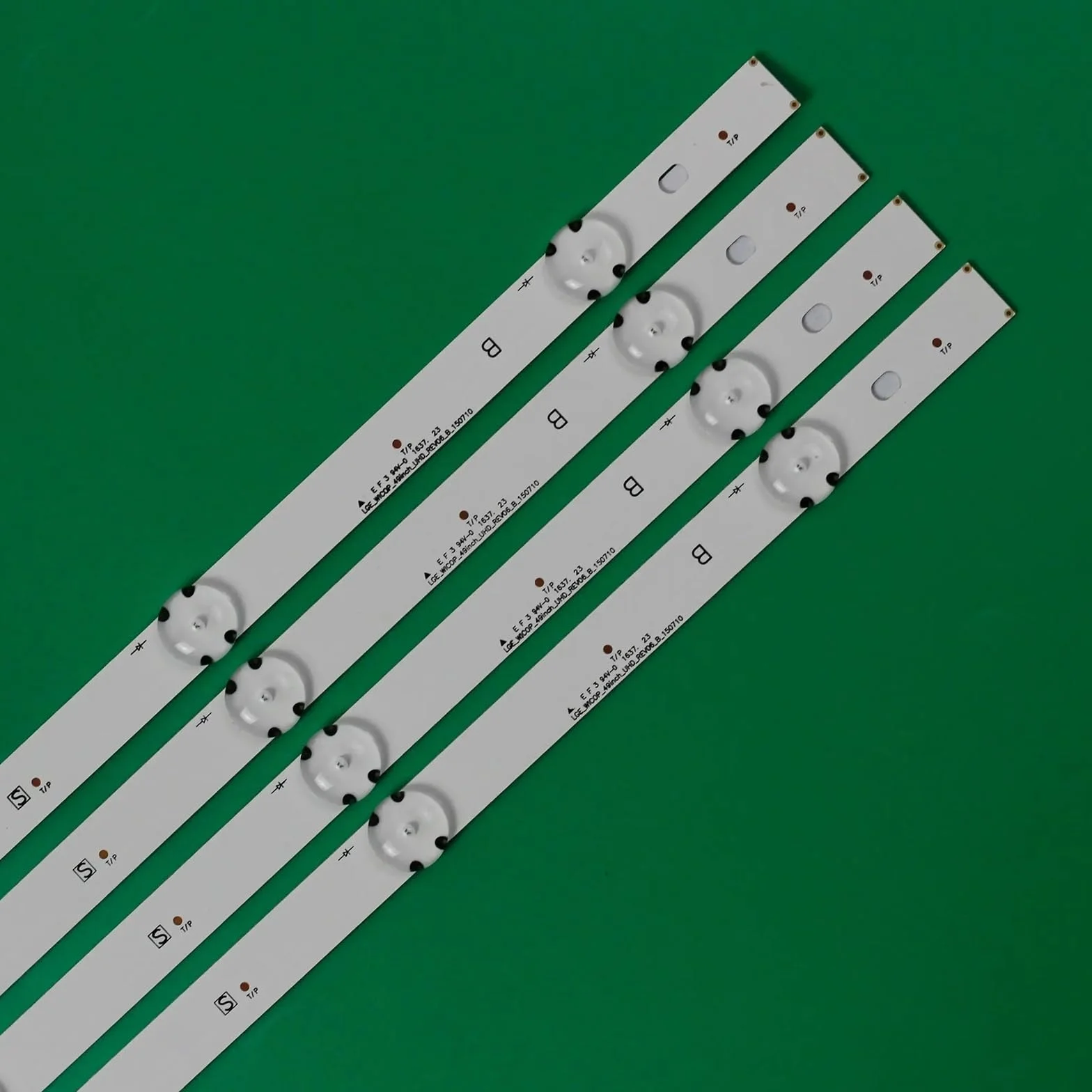 Barra LED da 8 Pezzi Compatibile for LG 49UH610V 49UH610A 49UH6100 49LF5100 49UH6030 49UF640V 49UF6400 49UH6507 Lge_WICOP_49 Pollici