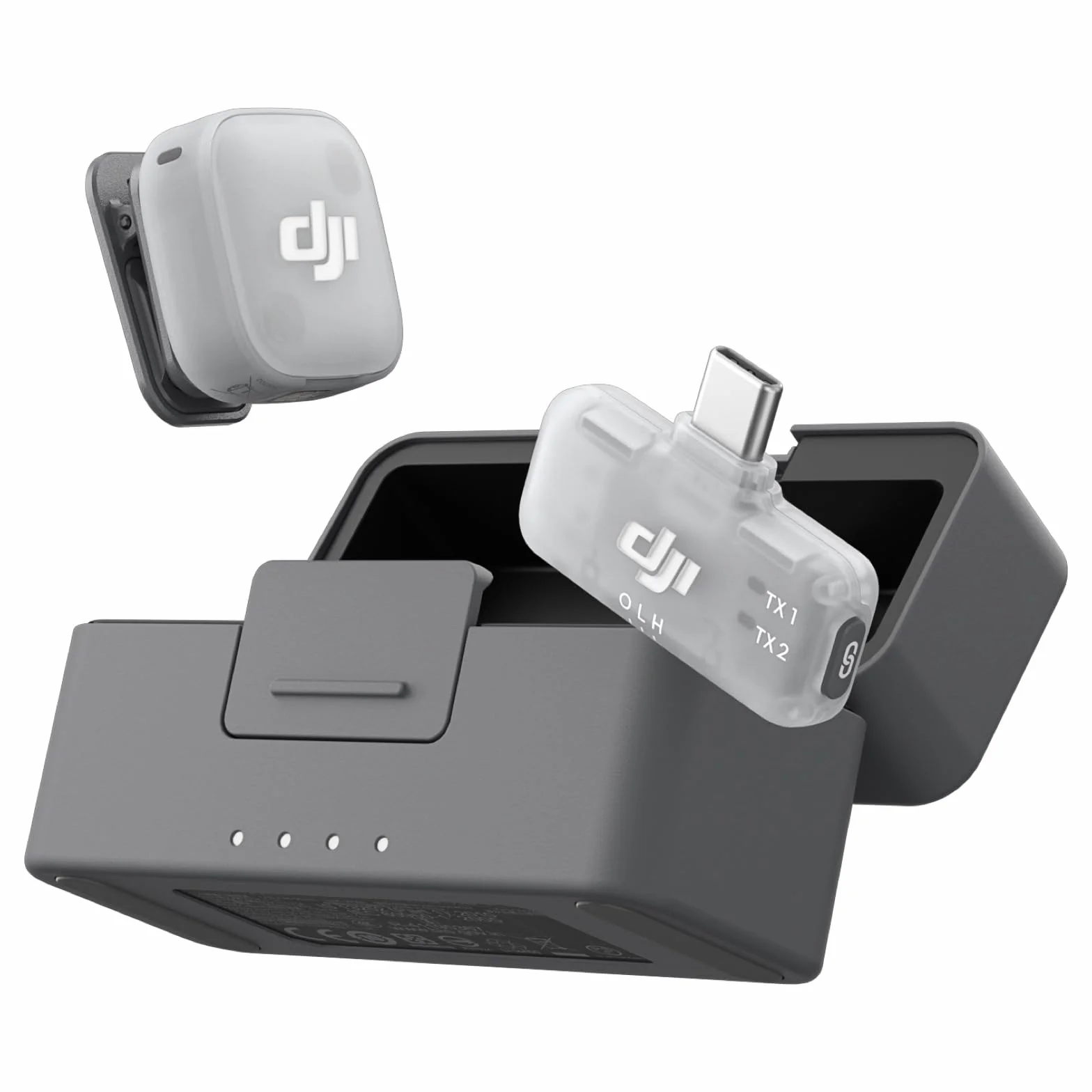 DJI Mic Mini 2 microfono wireless lavalier professionale per iPhone Android PC vlog live streaming