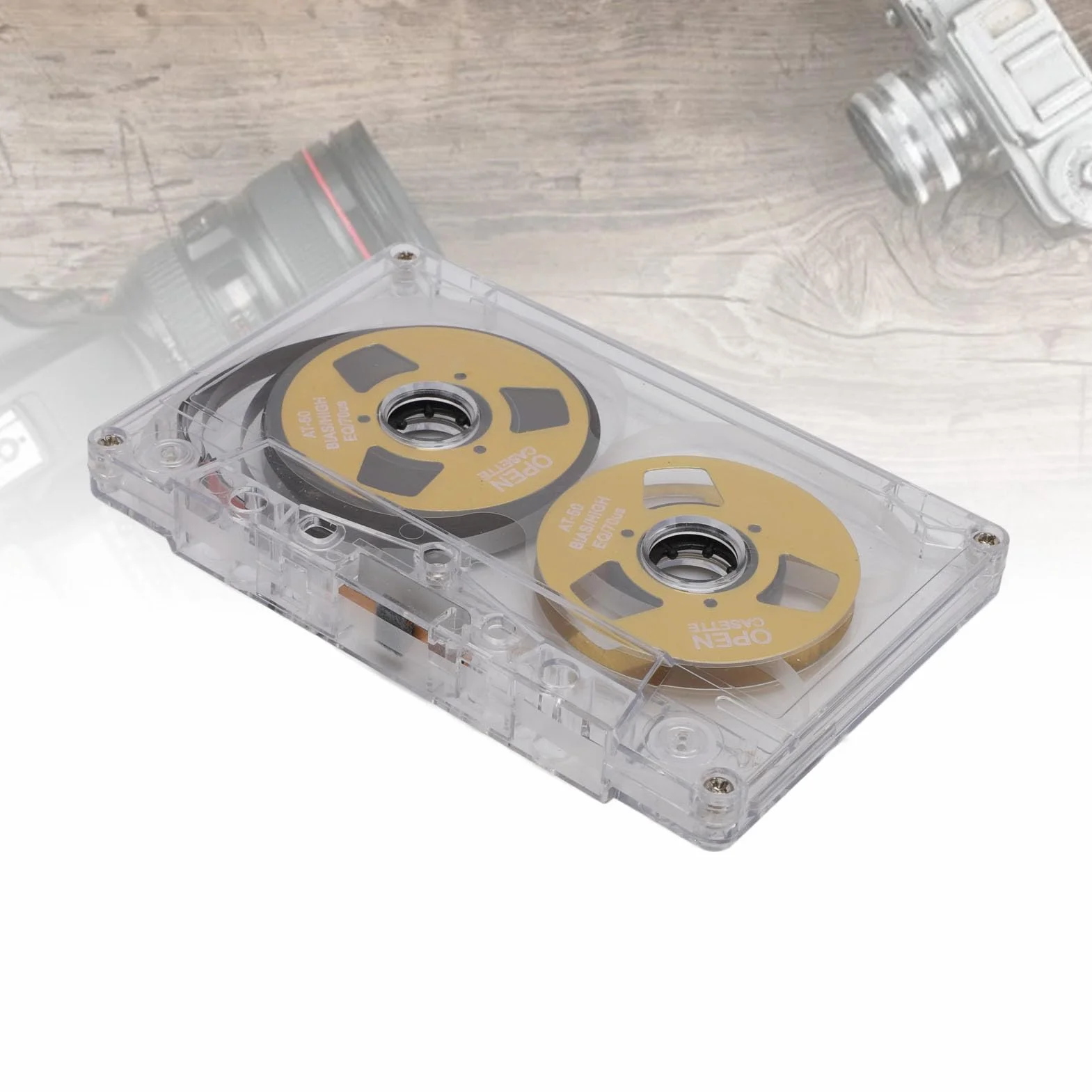 Jectse Cassetta Audio Vuota da Bobina a Bobina Cassetta Vuota Compatta da 50 Minuti Professionale per la Registrazione Musicale (Jectse48253g7ywb-11)