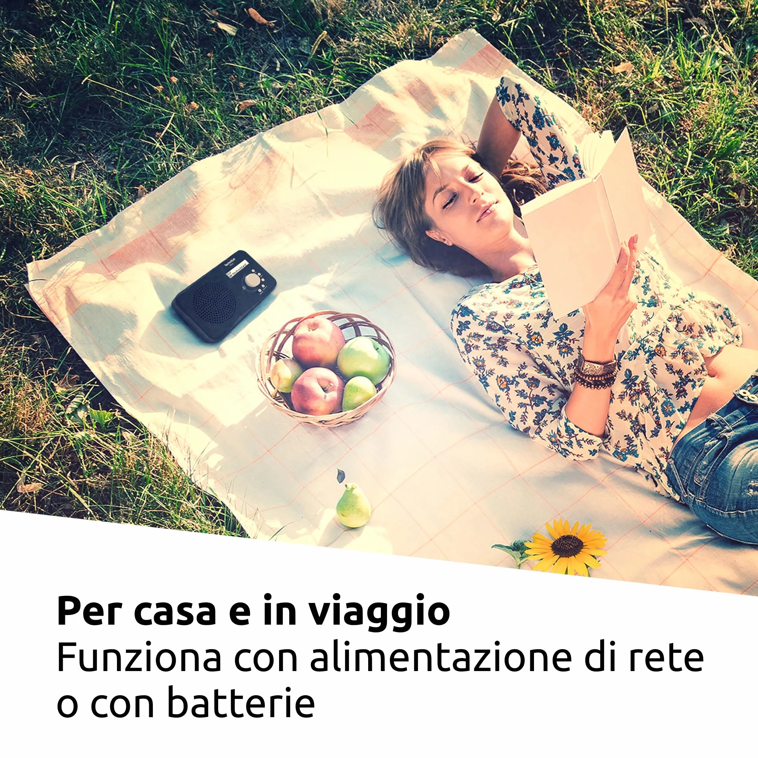 TechniSat VIOLA 2 Radio DAB portatile DAB+ FM 1 Watt RMS
