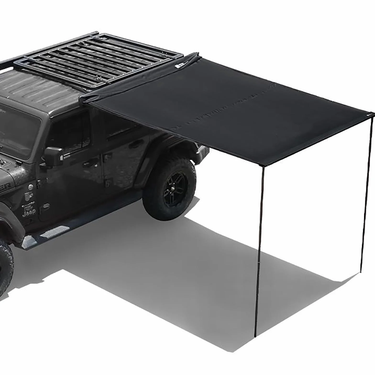 Tenda Campeggio Auto Tendalino per Auto PU5000mm 160x250cm per SUV Camion Furgone