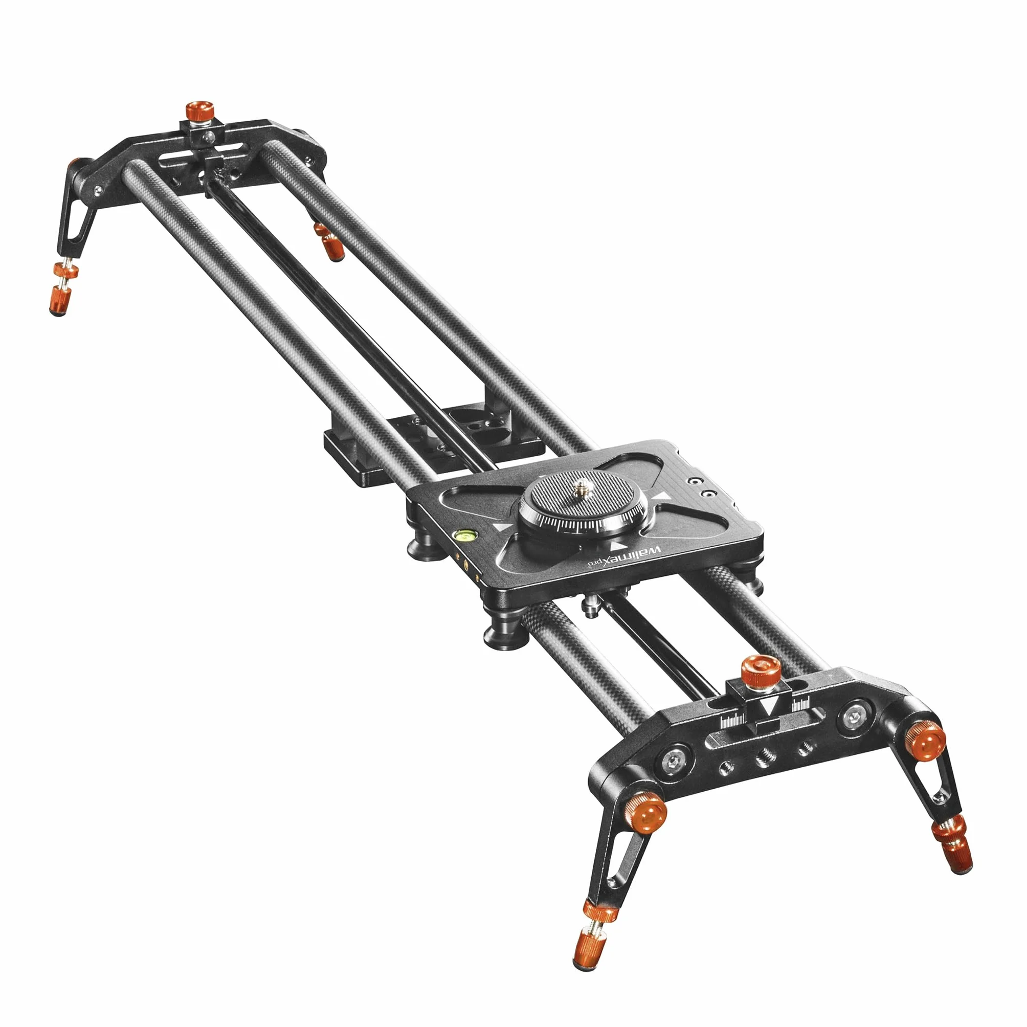 Walimex pro Carbon Follow Focus Parallax Slider 12 schwarz/orange 21640