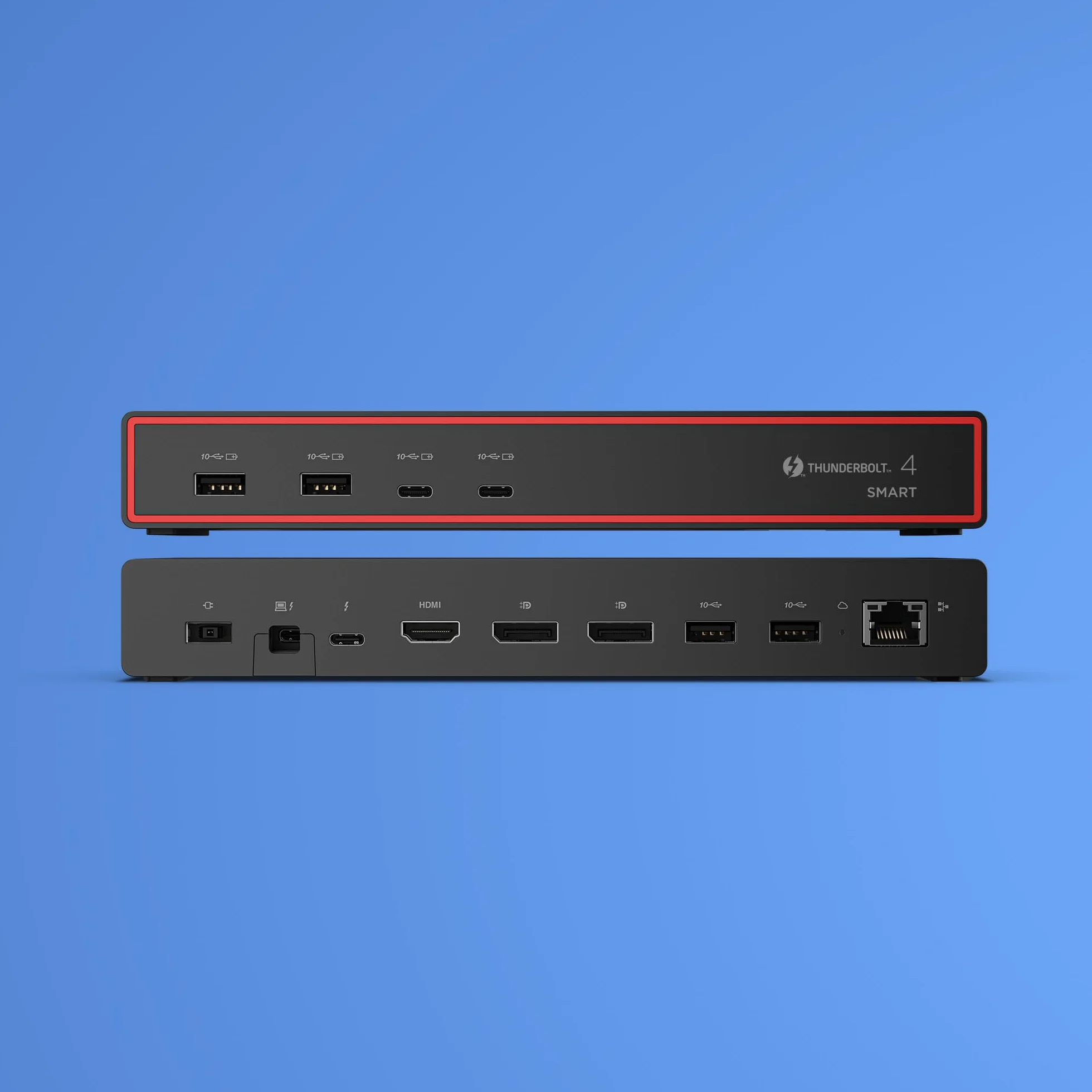 Lenovo ThinkPad Thunderbolt 4 Smart Dock Gen 2, Docking Station, Thunderbolt 4, Ricarica fino a 100W, Nero