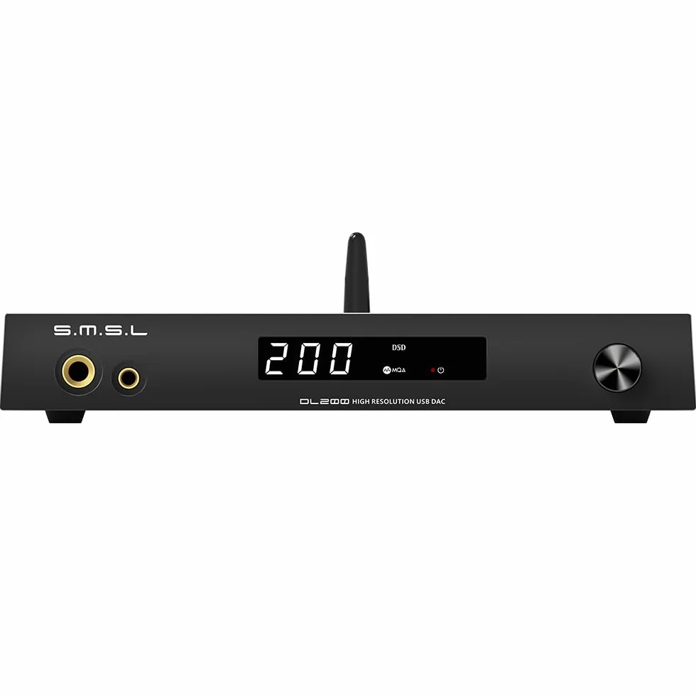 SMSL DL200 ES9039Q2M DAC Amplificatore HiFi per Cuffie 6,35mm 4,4mm Bilanciato RCA USB2.0/1.1 TND+N -123 dB