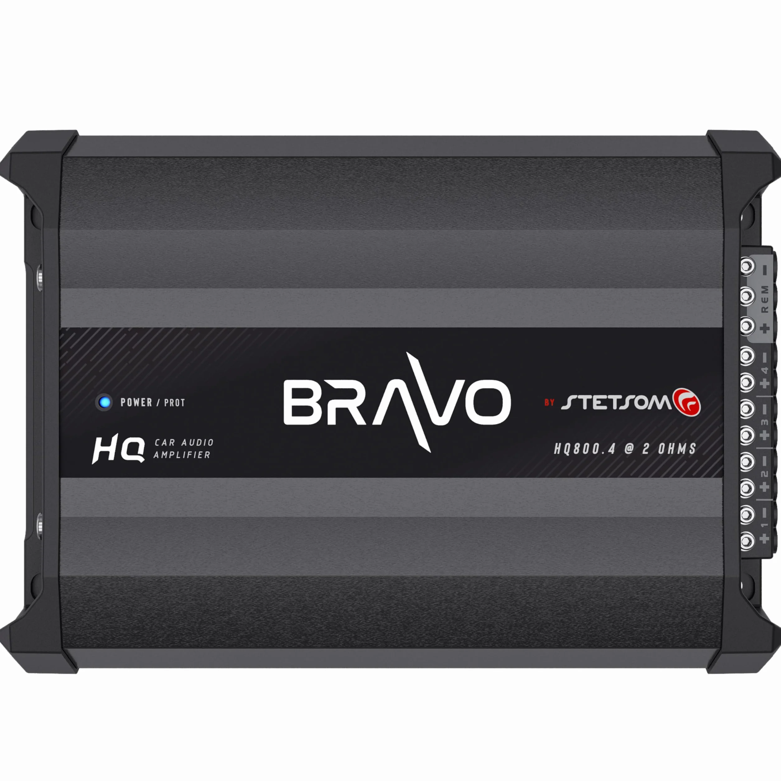 Stetsom Bravo HQ 800.4 - Amplificatore digitale multicanale per auto, 2 Ohm, stabile, 800 Watt RMS, 4 canali indipendenti, crossover variabile, gamma completa, altoparlanti stereo ds bridge 800 x 4,