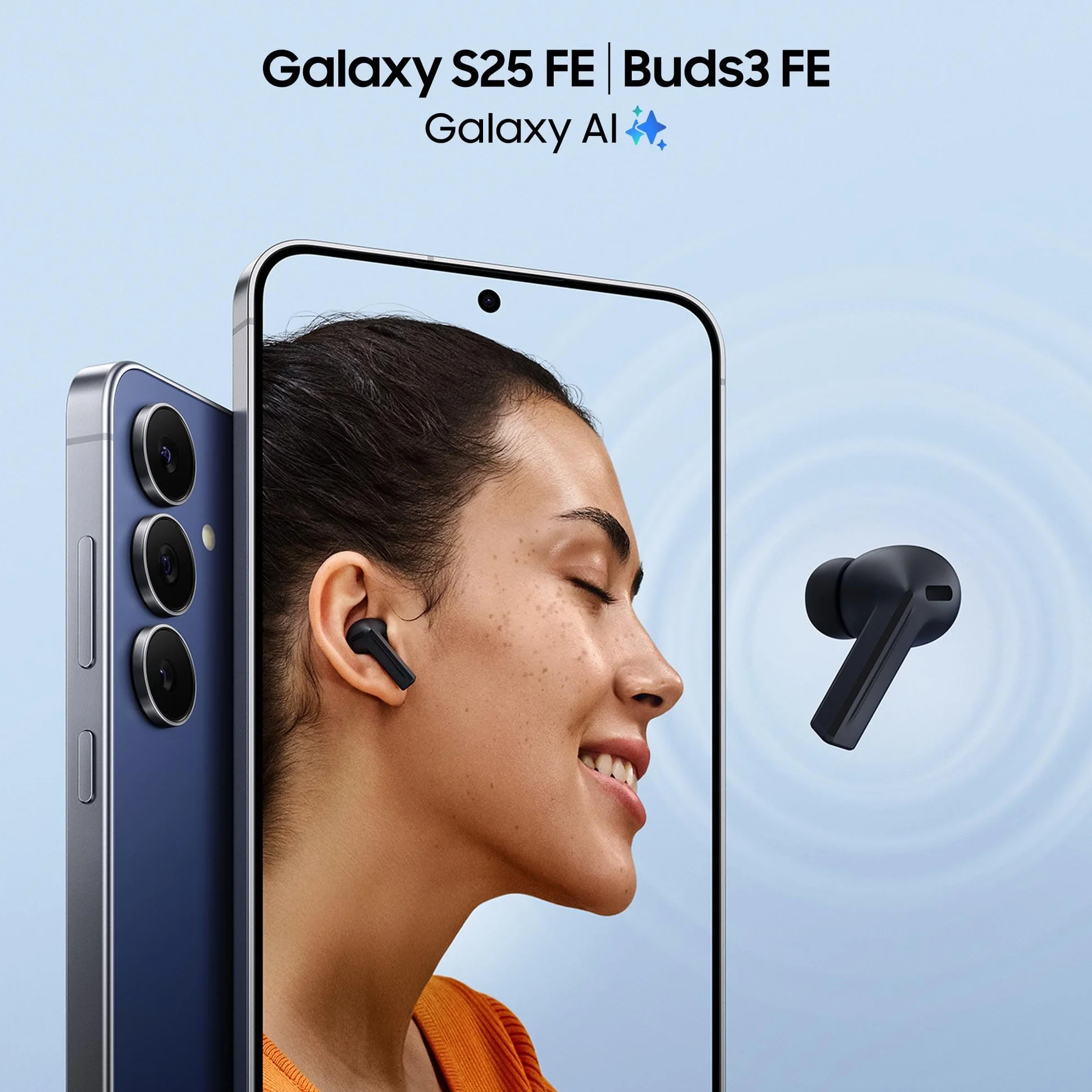 Samsung Galaxy S25 FE Smartphone AI, 3 anni di Garanzia del produttore, Display Dynamic AMOLED 2X 6.7'', Fotocamera 50MP, IP68, 8GB RAM, 256GB, Batteria a lunga durata, Jetblack [Versione Italiana]