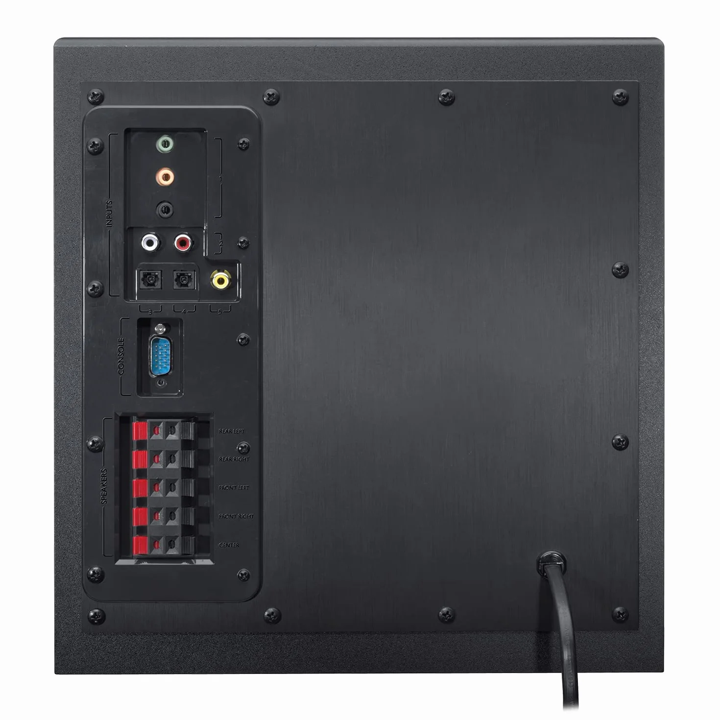 Logitech Z906 5.1 Sistema di Altoparlanti Audio Dolby Surround, Certificato THX, Dolby e DTS, ‎Potenza 1000 Watt, Multidispositivo, Telecomando, Presa EU/IT, PC/PS4/Xbox/TV/Smartphone/Tablet - Nero