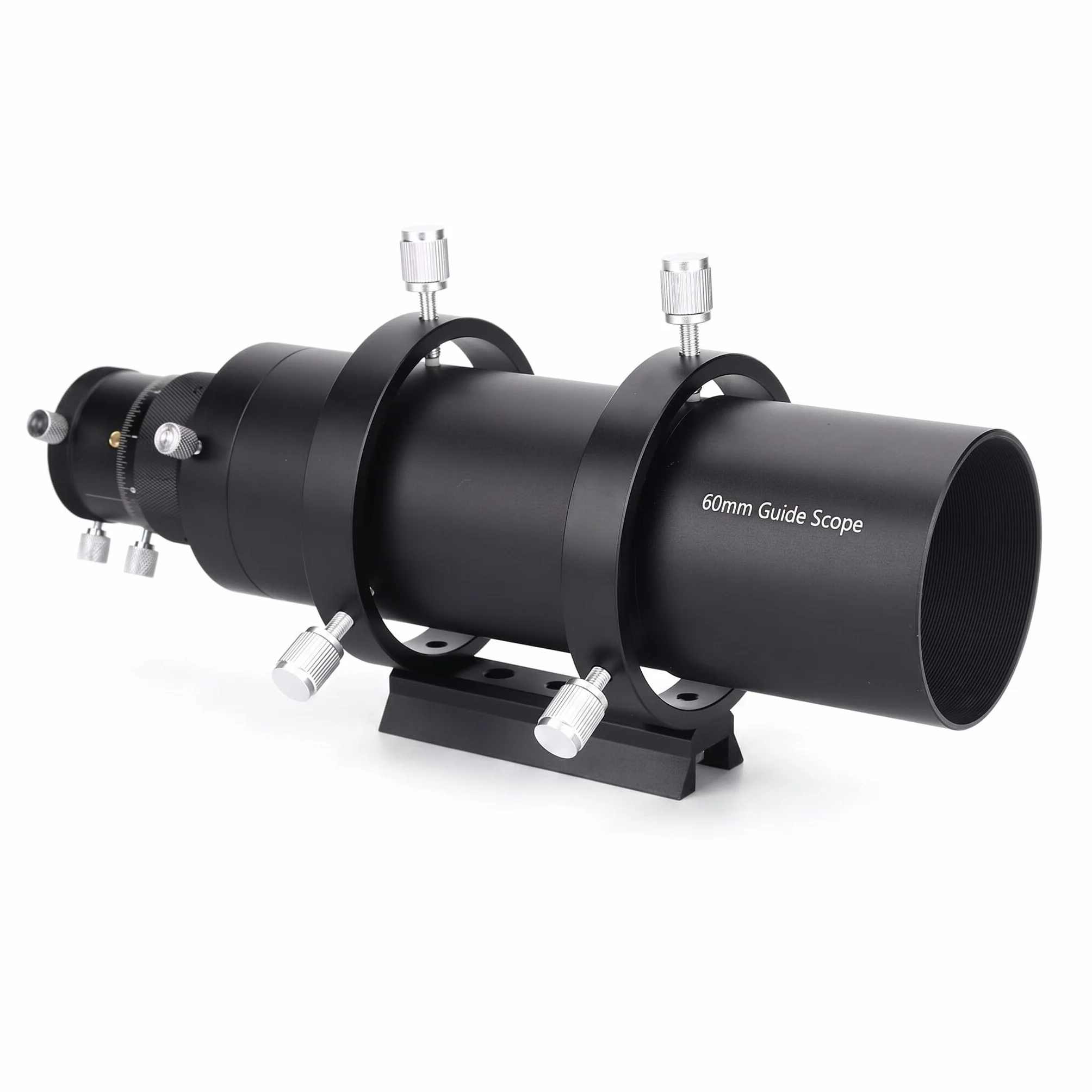 Cannocchiale da ricerca 60mm con lunghezza focale 240mm Focalizzatore in lega di alluminio con doppio focalizzatore elicoidale e staffa per telescopio astronomico