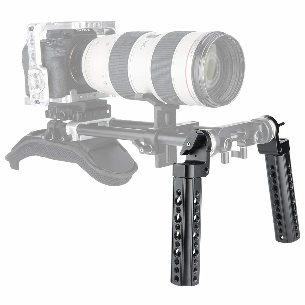 Handle Rosetta,NICEYRIG Kit Impugnatura Rosetta con Adattatore per Rosetta Standard Kit Morsetto per Asta 15mm per Fotocellula DSLR