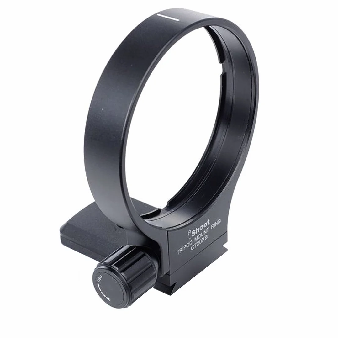 iShoot Anello di montaggio per treppiede B(W) compatibile con Canon EF 70-200mm f/2.8L USM/is USM/is II USM/III USM, EF 100-400mm f/4.5-5.6L is USM, EF 35-350mm f/3.5-5.6L USM, EF 300mm f/4L è USM