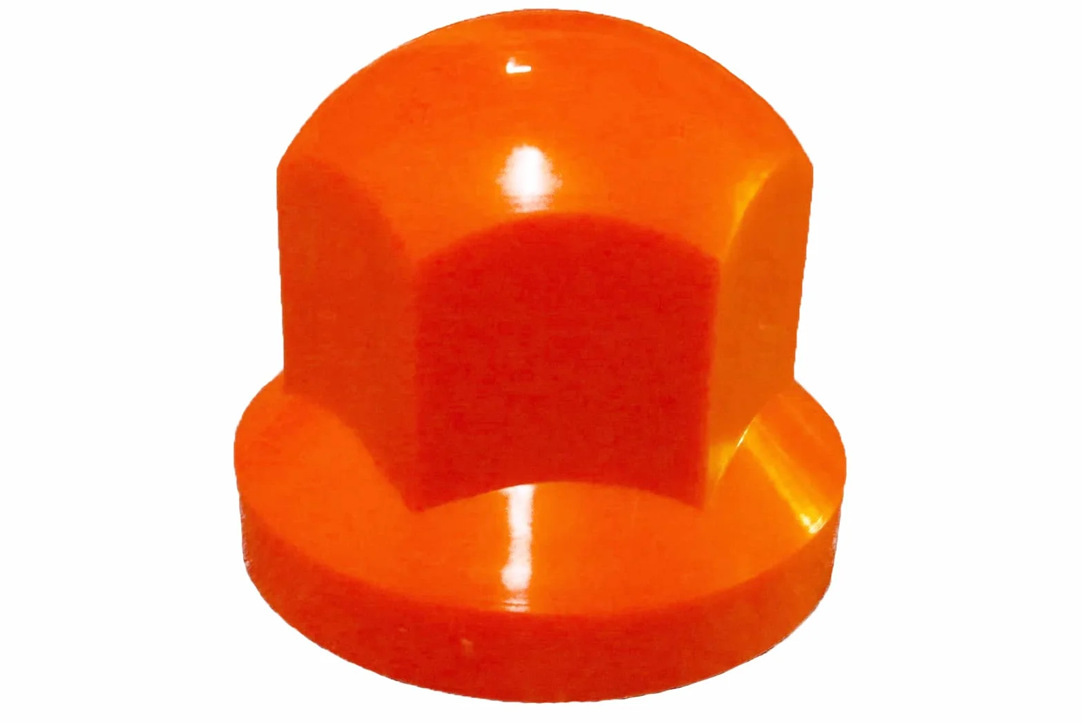 KRAM-TRUCK 100 Tappi Per Dadi Ruota In Plastica Corti Per Camion E Rimorchi Larghezza Chiave 32 Mm Molto Durevole Resistente Ai Graffi Per Rimorchi MAN DAF Scania Mercedes Camion Orange