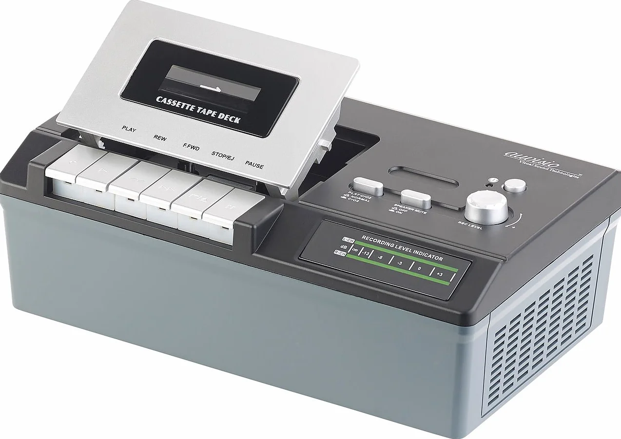 auvisio registratore a Cassette USB Cassette Player UCR-2200 per riprodurre e digitalizzare MC