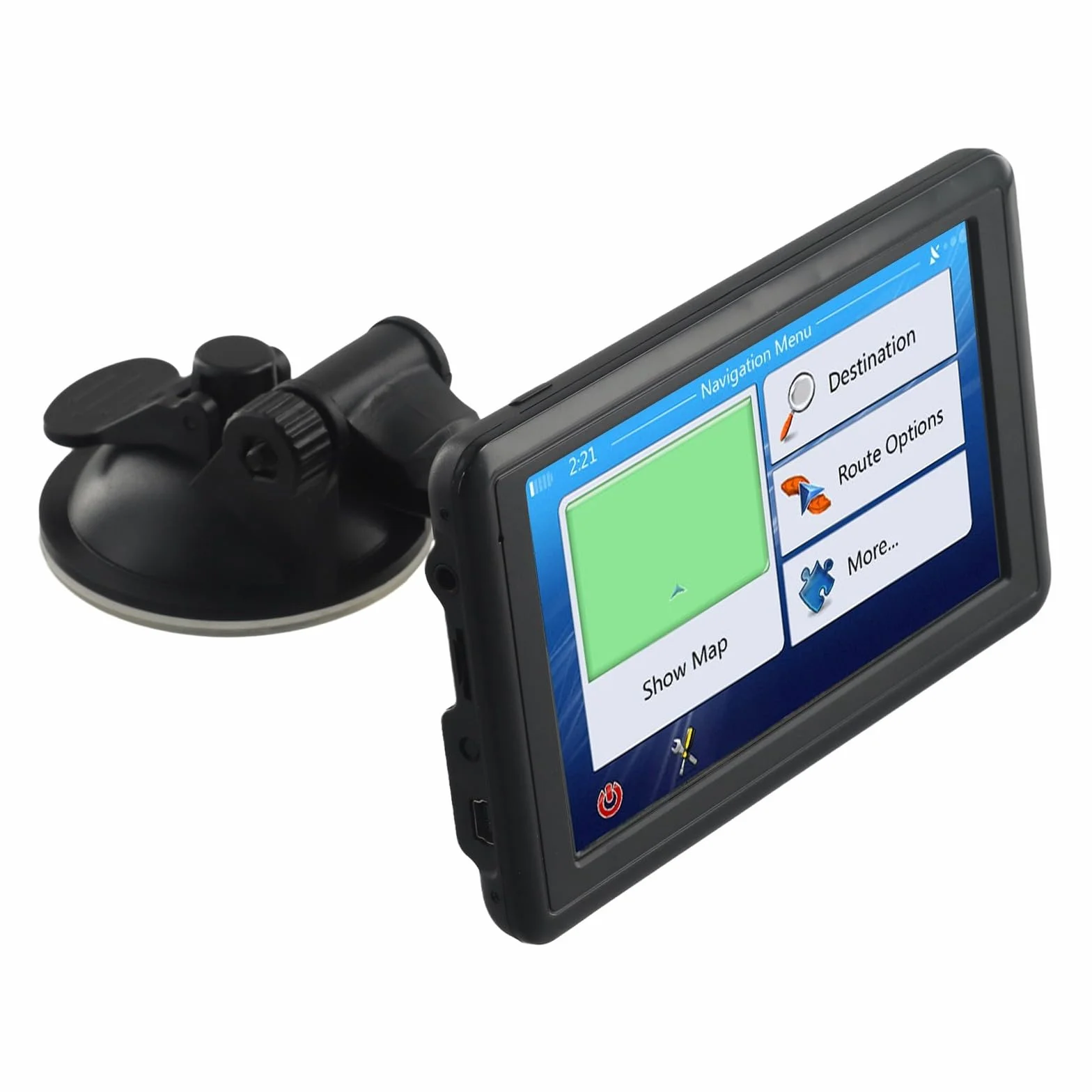 Navigatore satellitare per auto, touch screen da 5 pollici per auto e camion, navigatore satellitare (america)