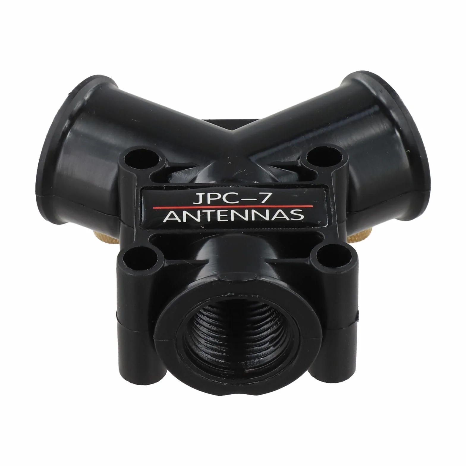 Base antenna a V per JPC-7 M10 5,58 m, supporto portatile in alluminio con filettatura M10 per comunicazioni radio esterne, nero