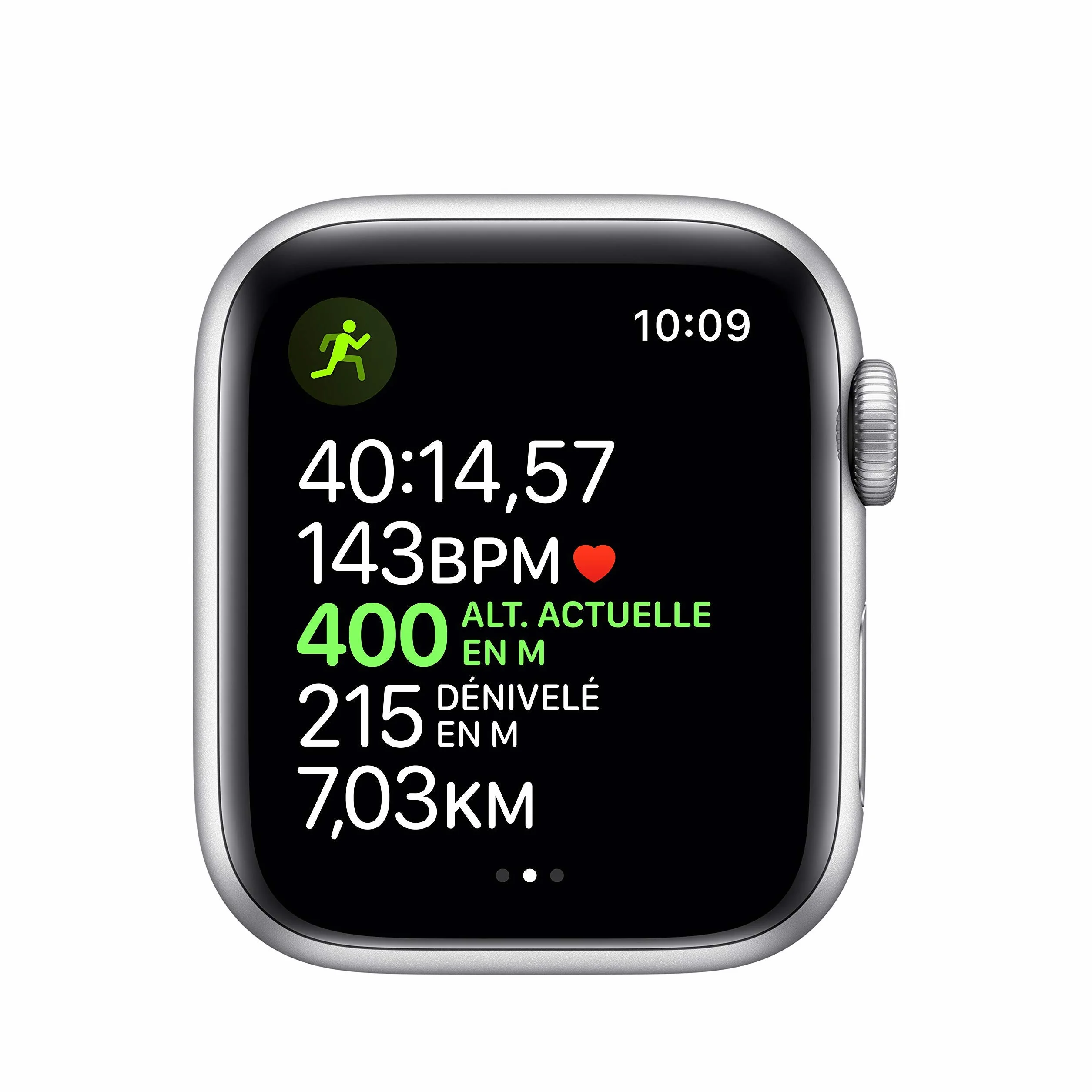 Apple Watch Series 5 Cellulare 40mm Cassa in alluminio argento con cinturino sportivo Bianco - S / M (Ricondizionato)