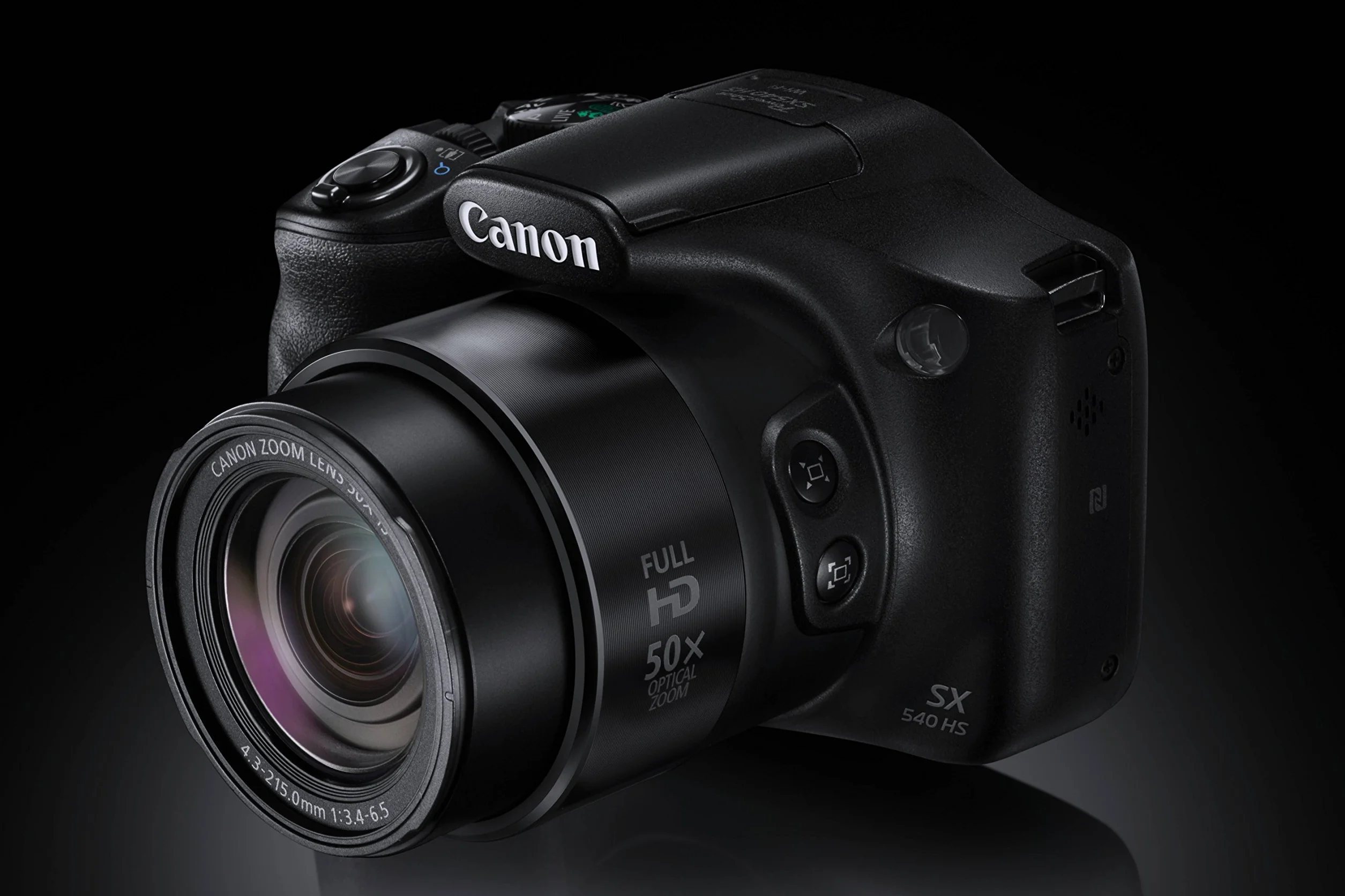 Canon PowerShot SX540 HS Fotocamera Bridge Digitale, 20.3 Megapixel, Nero/Antracite [Versione EU]