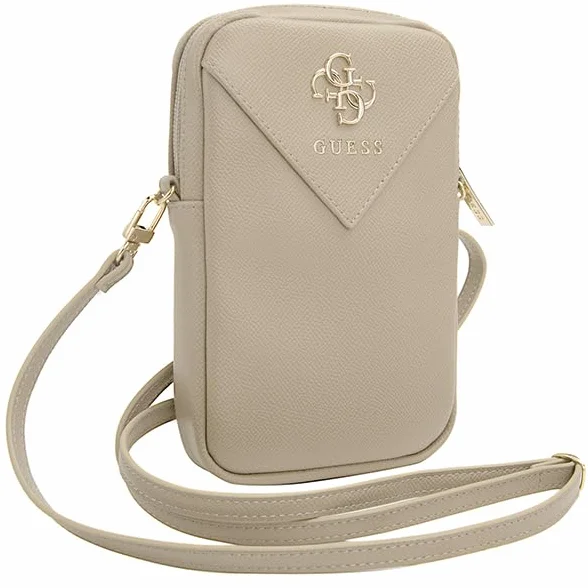 CG MOBILE Guess GUWBZPGSTEGD - Custodia a triangolo con cerniera, colore: oro chiaro