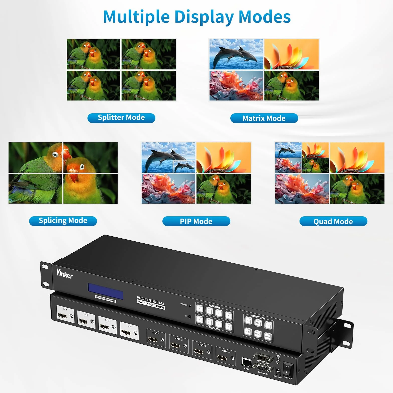 HDMI Matrix Video Controller Switch 4k30hz
