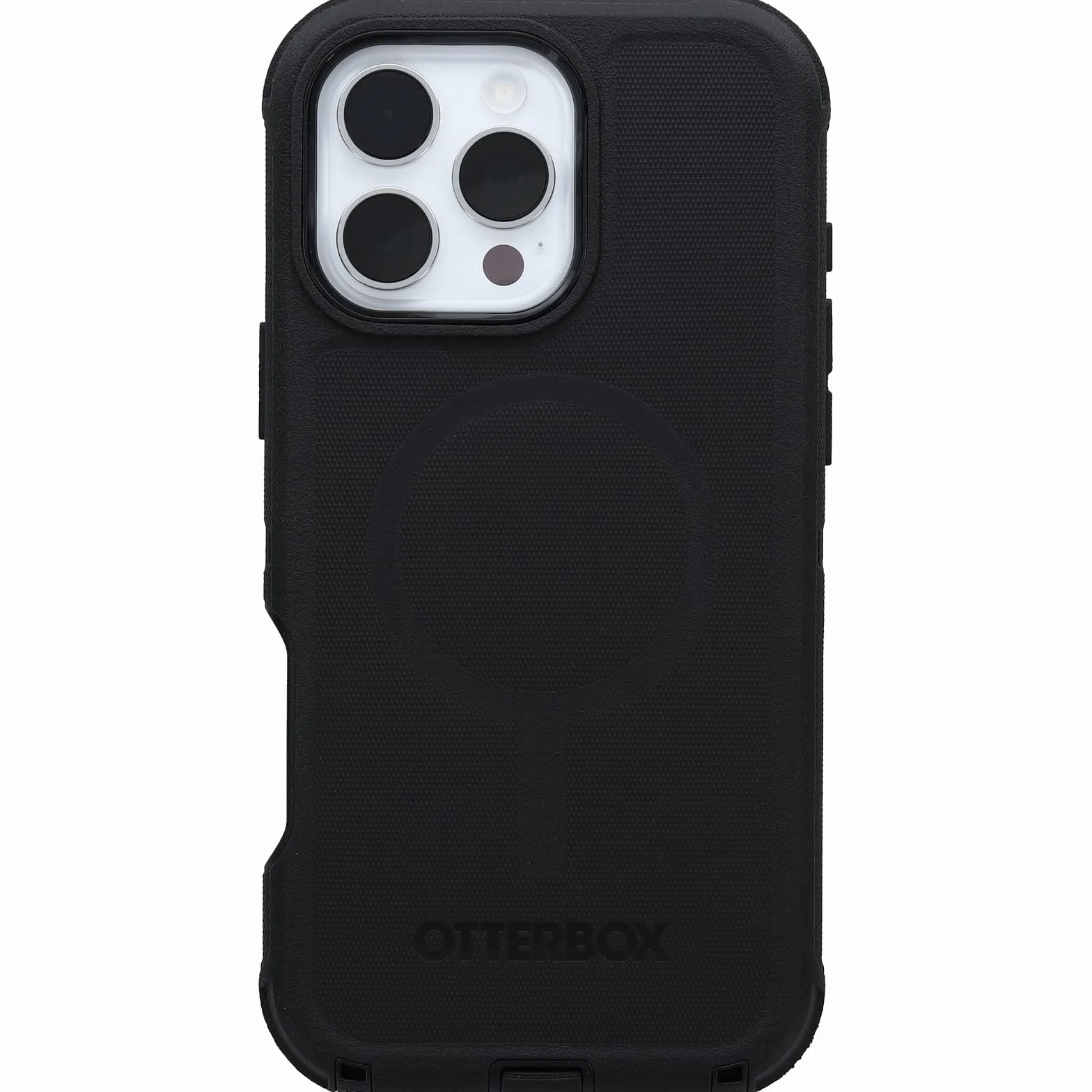OtterBox Cover Defender Series MagSafe per iPhone 16 PRO Max, Custodia Protettiva Antiurto, a Prova di Caduta, Protezione Estrema, Testata 7X Norme Mil-Std 810G, Nero, Senza Retail Package