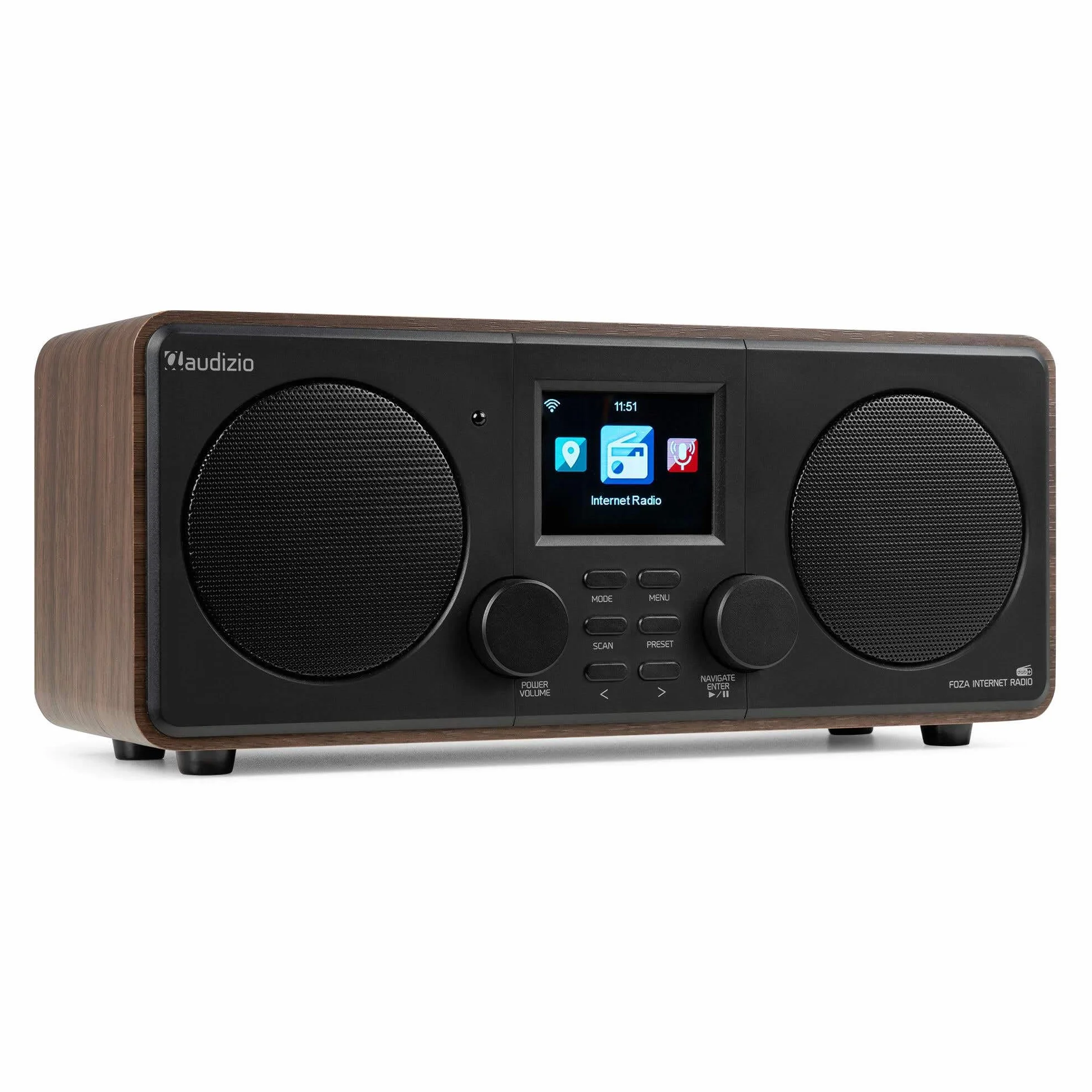 Audizio Foza Radio Internet WLAN DAB+ Bluetooth 50W FM USB MP3