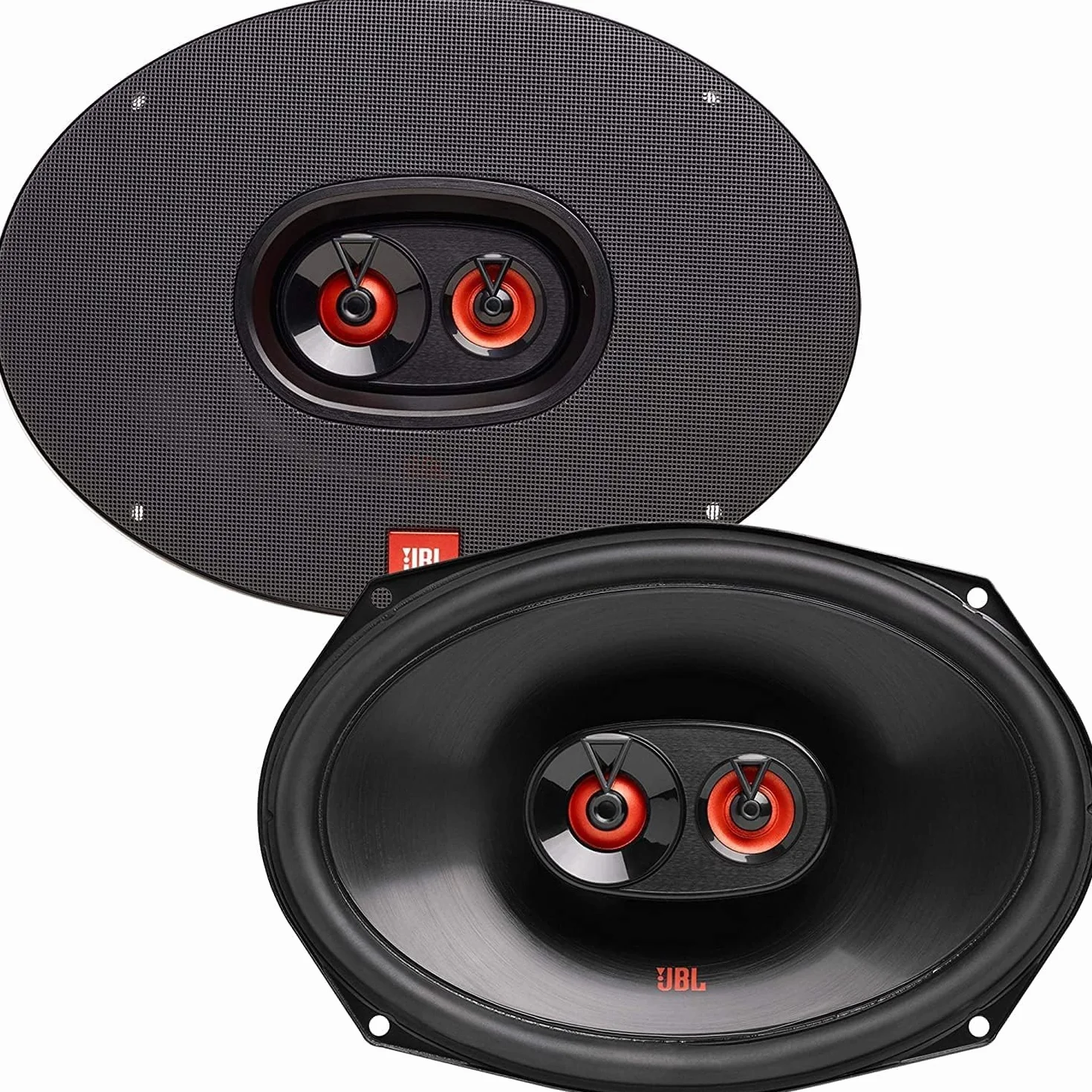 JBL Club 9632 - 3-Vie Casse Auto Set di Harman Kardon - 255 Watt impianto stereo auto ovale Altoparlanti auto da 15.2 x 23 cm | 6x9" pollici