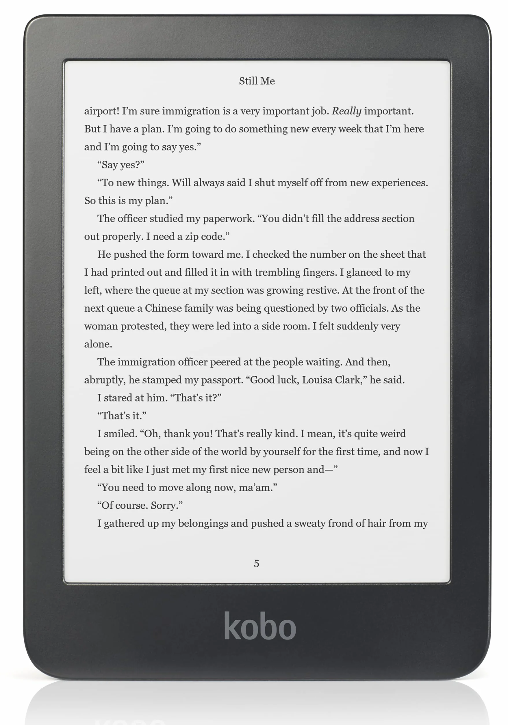 Kobo Clara HD | eReader | 6” Glare Free Touchscreen | Adjustable Brightness & Colour Temperature | eBooks | WIFI | 8GB of Storage | Carta E Ink Technology | Black…