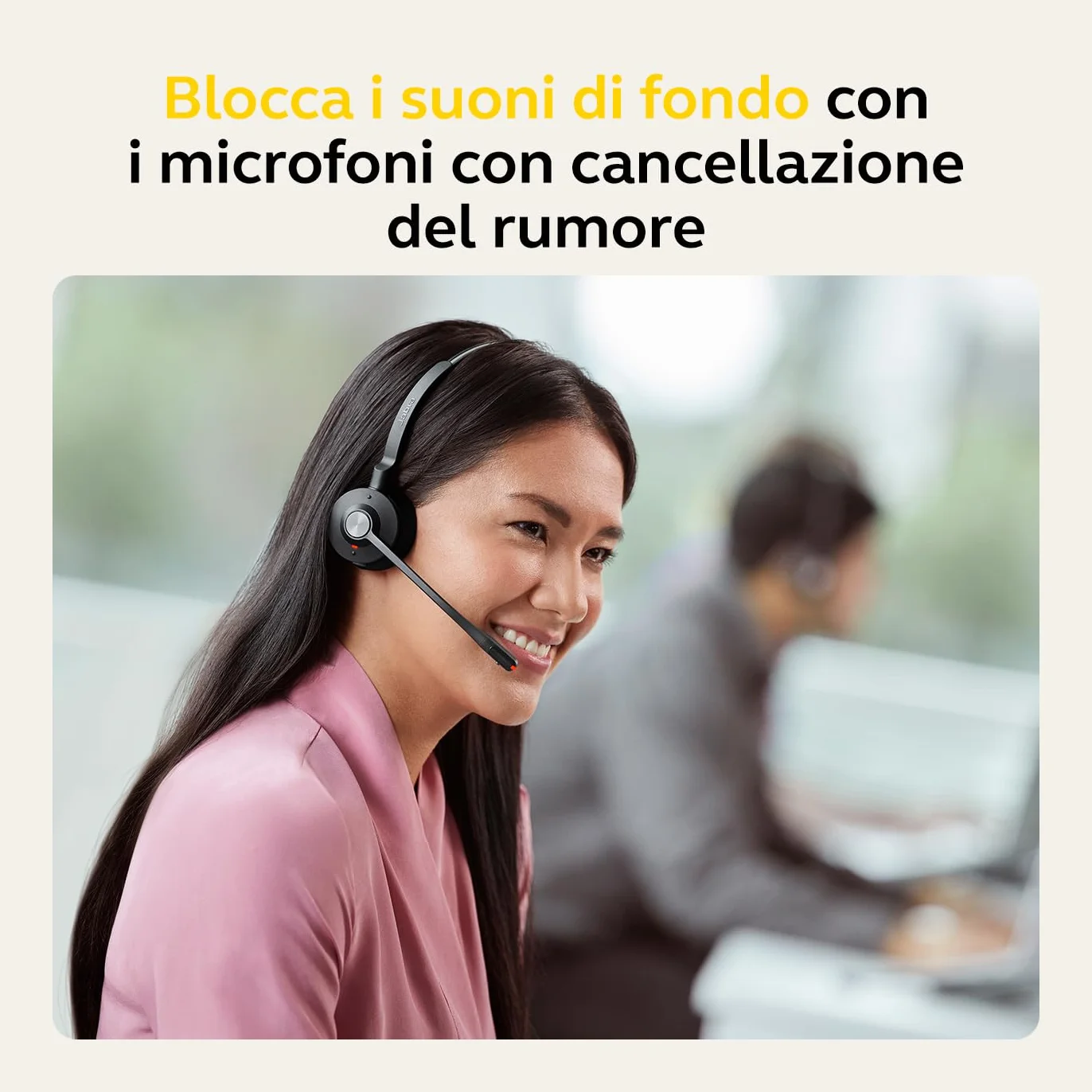 Jabra Engage 55 Cuffie Wireless Mono con Adattatore DECT, Senza supporto, Ottimizzato per Microsoft Teams, Mono, USB-A