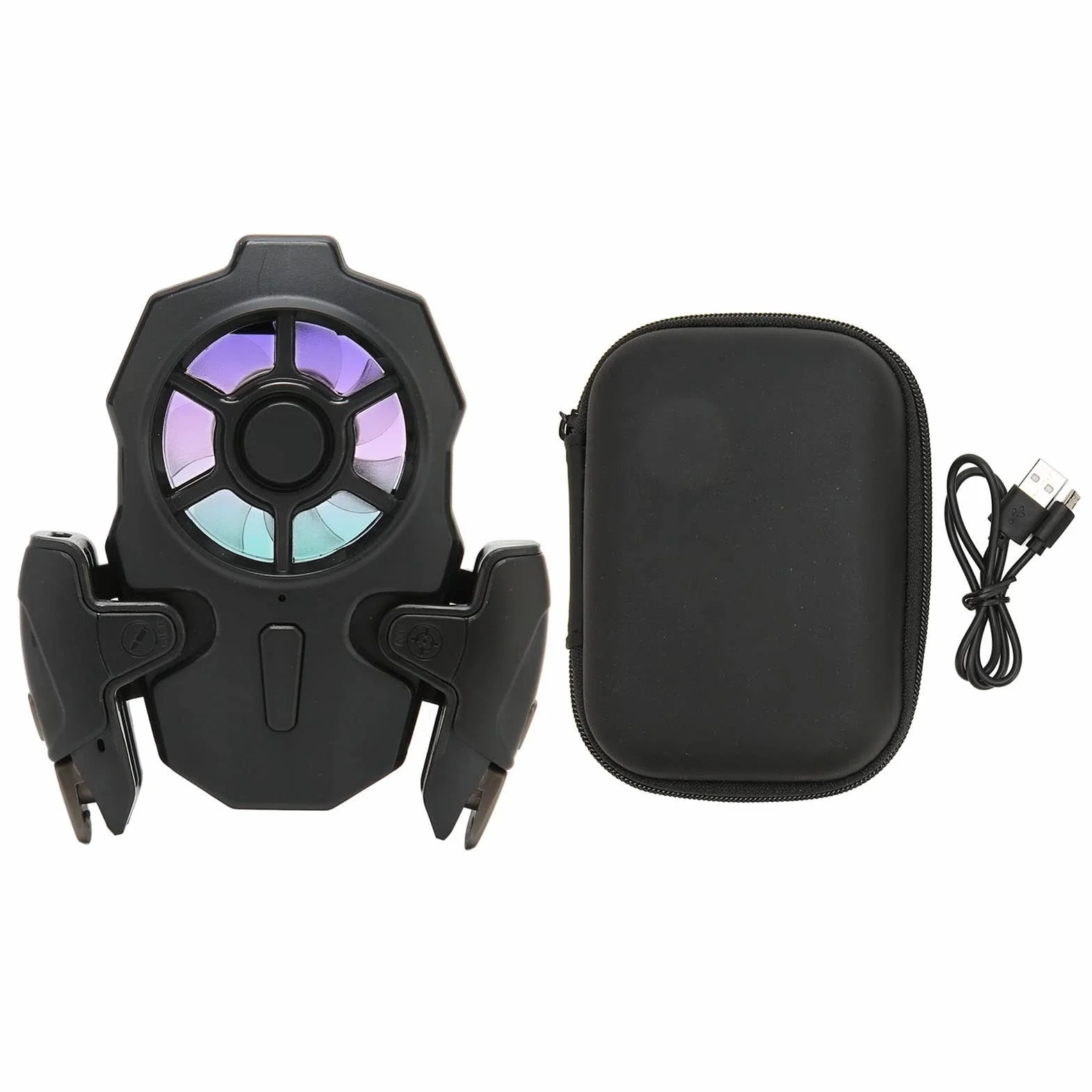 Bewinner Trigger Mobili AK03 con Dispositivo di Raffreddamento per Telefono, Joystick Sensibile per Sparatutto, Radiatore Portatile per Gioco