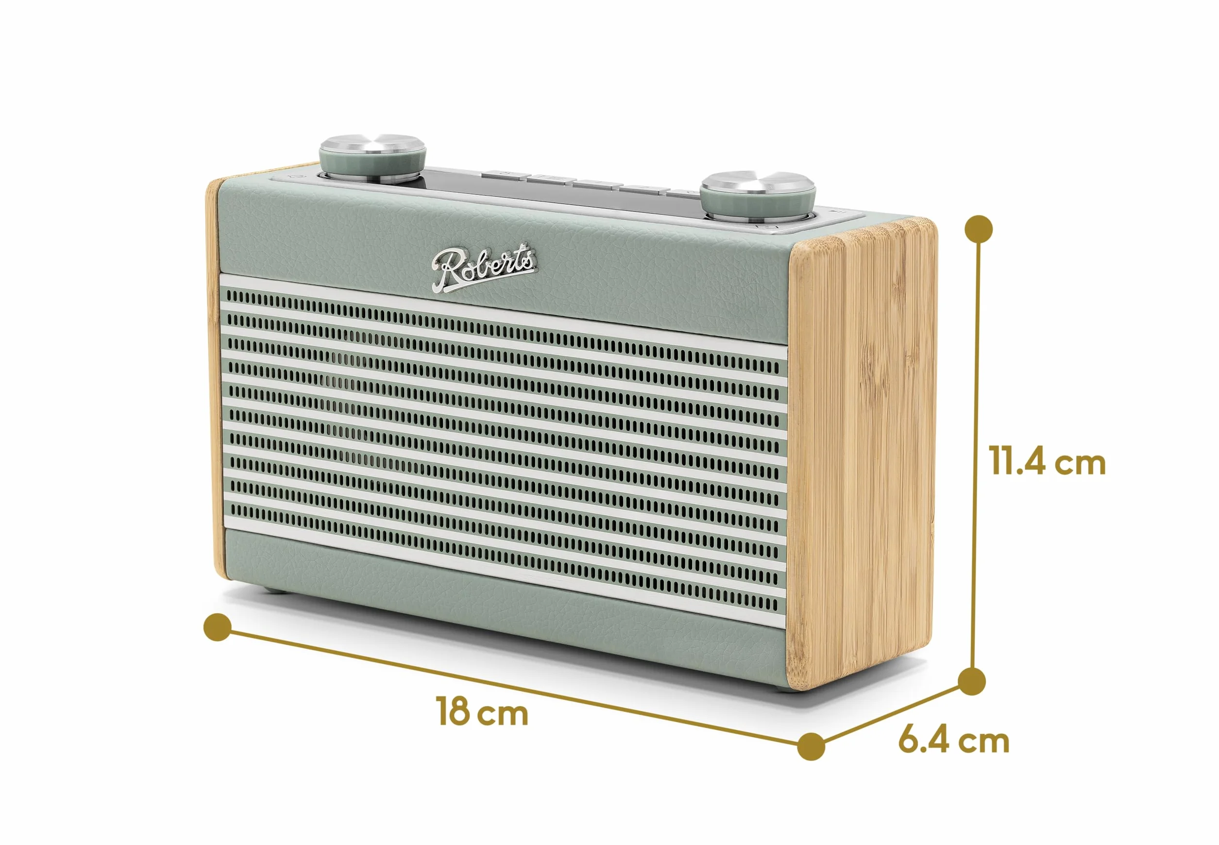 Roberts RAMBLER UNO FM/DAB/DAB+ Radio Digitale Bluetooth Carta da Zucchero