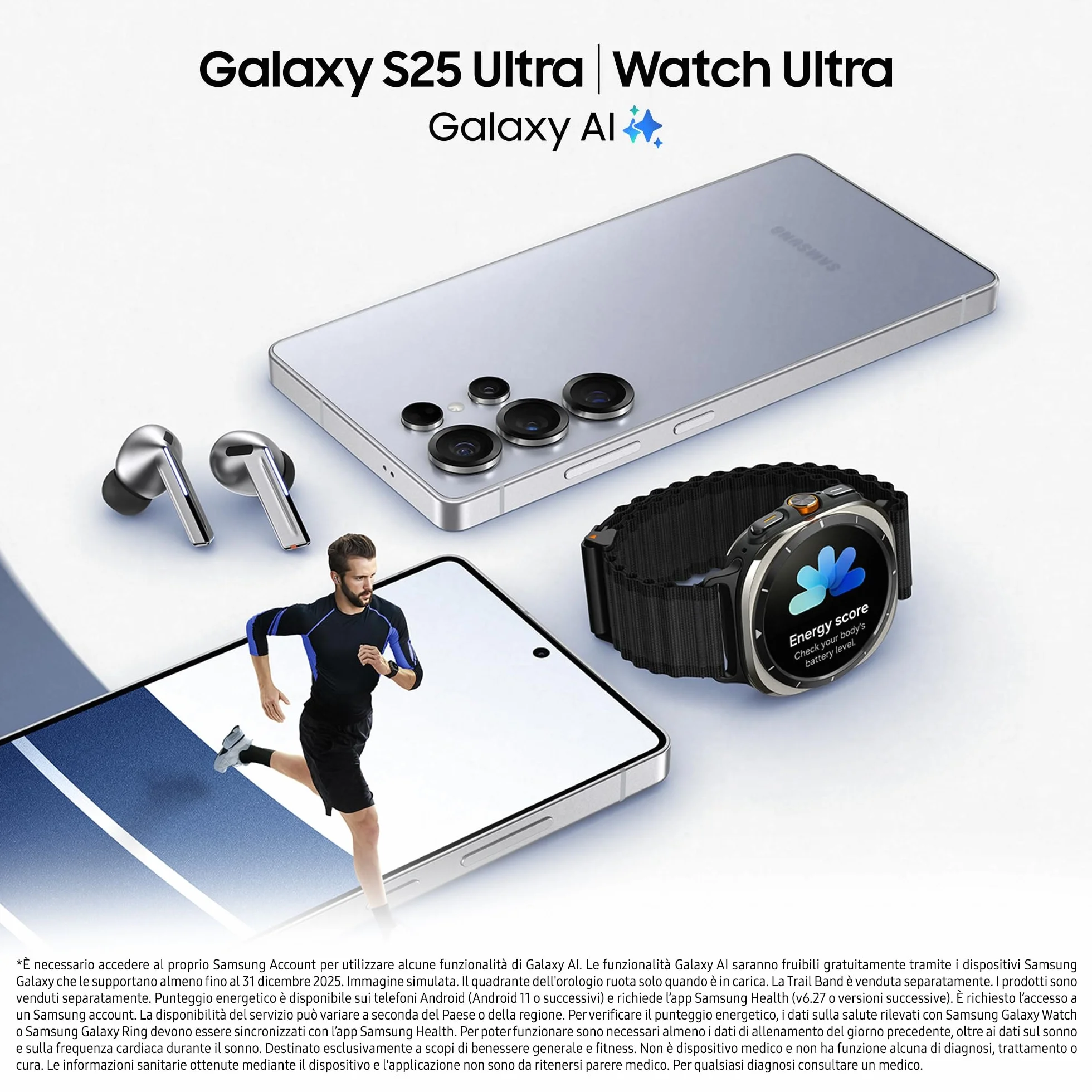 Samsung Galaxy S25 Ultra Smartphone AI, 3 anni di Garanzia del produttore, Display 6.9'' QHD+ Dynamic AMOLED 2X, Fotocamera 200MP, RAM 12GB, 256GB, 5.000 mAh, Titanium Black [Versione italiana]