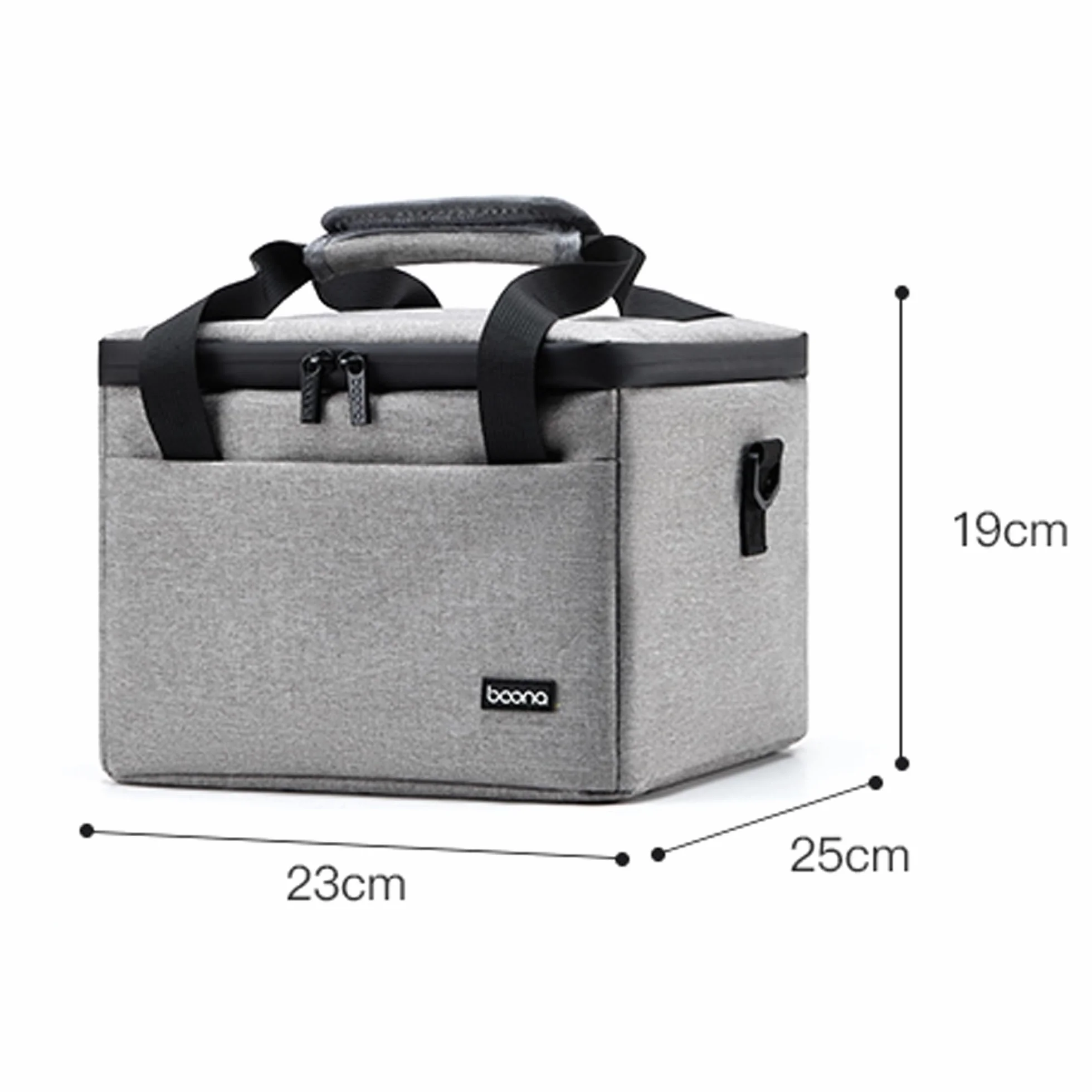 Custodia da trasporto per proiettore XGIMI Horizon Pro 4K, compatibile con proiettore XGIMI Horizon 1080p FHD, borsa da viaggio con spallacci (nero)