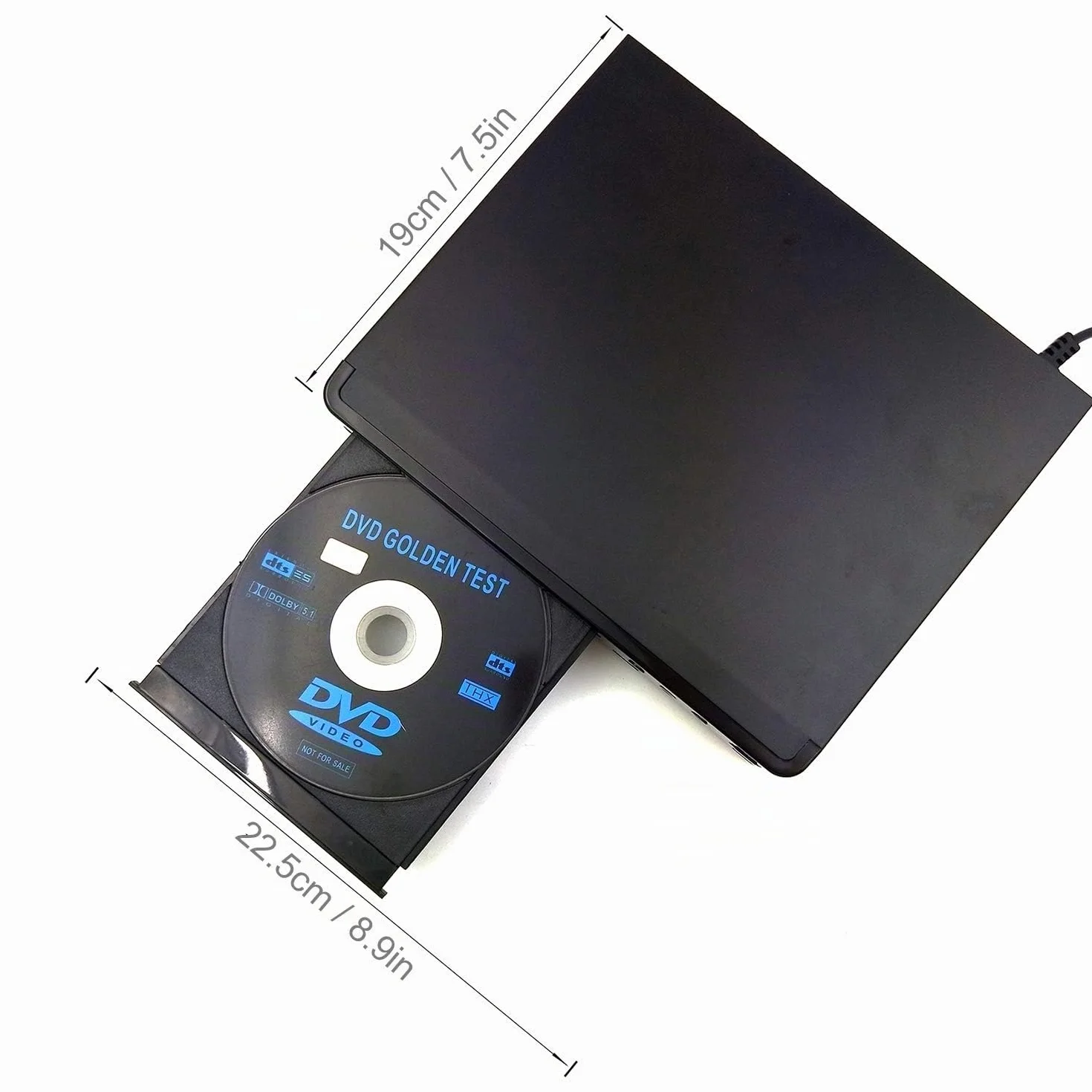 Odtwarzacz HD DVD PAL/NTSC z HDMI, USB, MIC - Wieloregionowy