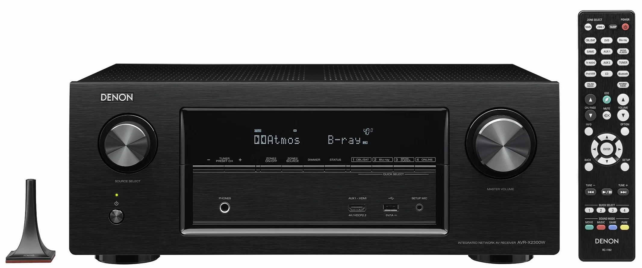 Denon AVR-X2300 Sintoamplificatore HD Dolby HD DTS:X Nero