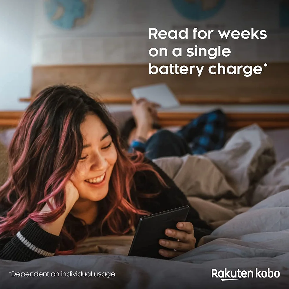 Kobo Clara HD | eReader | 6” Glare Free Touchscreen | Adjustable Brightness & Colour Temperature | eBooks | WIFI | 8GB of Storage | Carta E Ink Technology | Black…