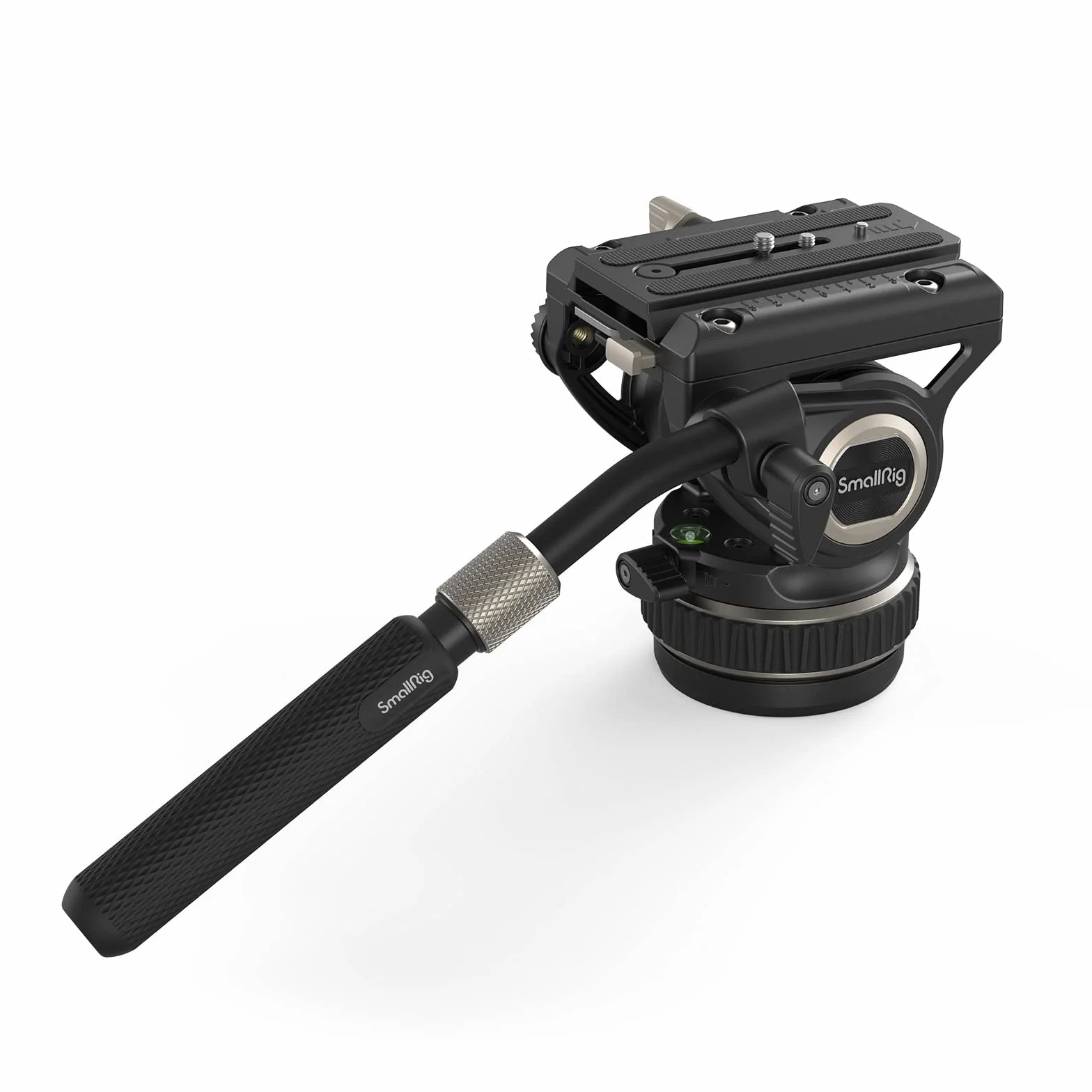 SMALLRIG Testa Video Fluida per Treppiede, Damping Regolabile, Piastra a Sgancio Rapido per Manfrotto e per DJI RS 2 /RS 3 /RS 3 Pro, Carico Massimo Fino a 10 kg/22 Libbre, per Riprese Video - 4165