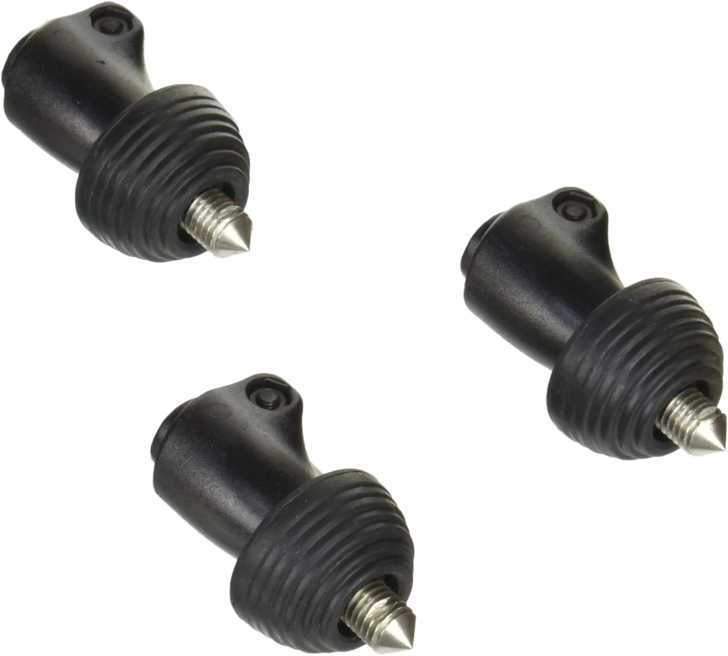 Manfrotto 439SPK2 Accessorio per Treppiede, Serie 190, Kit 3 Piedini Reversibili con Puntale Metallico, in Alluminio e Plastica, Nero