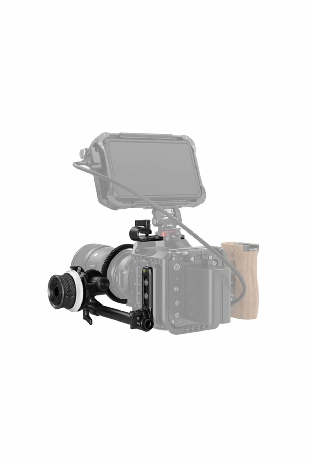SMALLRIG Mini Follow Focus Zoom Controller per Fotocamere DSLR e Mirrorless, Compatibile con Varie Dimensioni di Obiettivi - 3010C