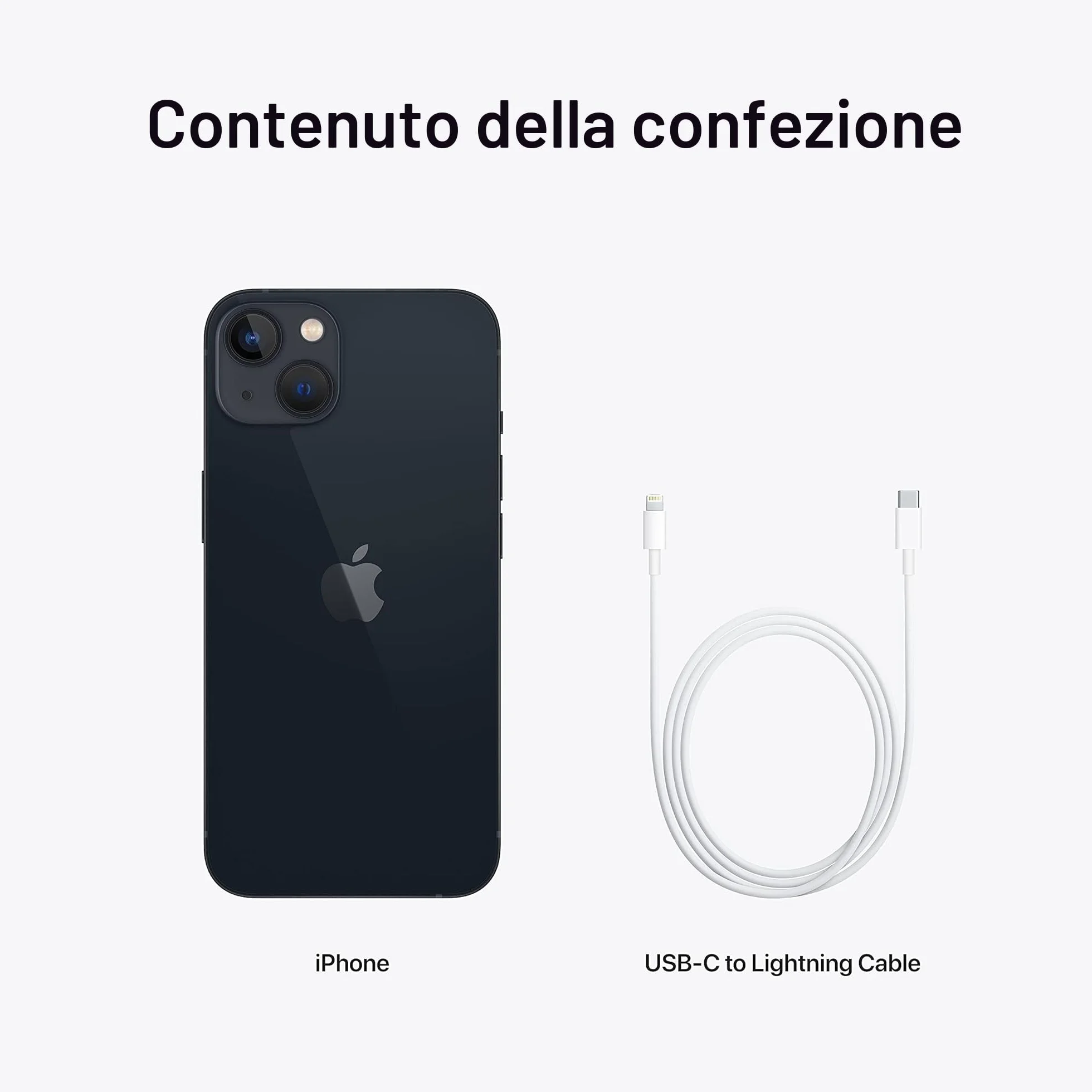 Apple iPhone 13 128GB Mezzanotte Ricondizionato