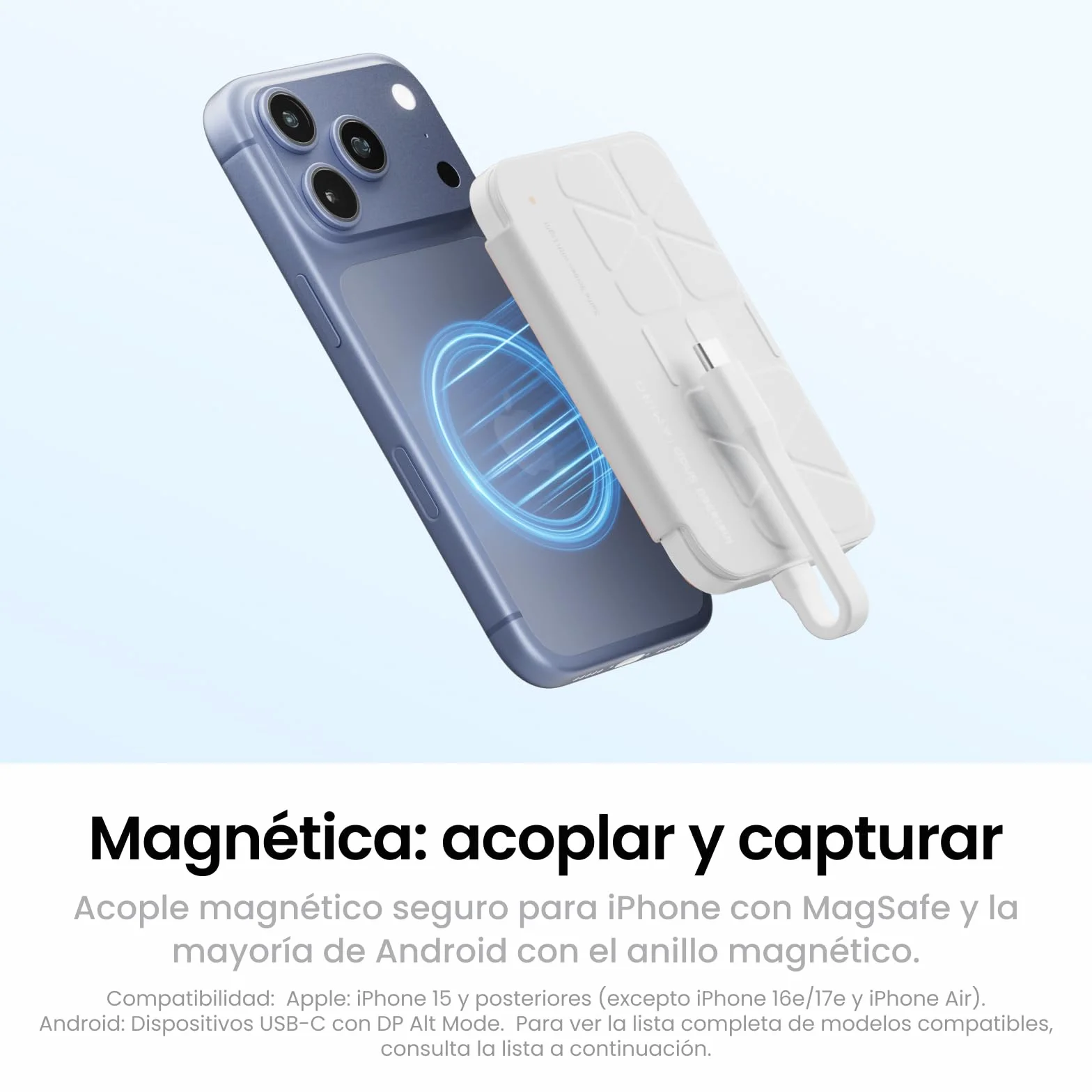 Insta360 Snap Schermo per selfie con luce - Schermo 4K magnetico ideale per selfie e vlogging, compatibile con iPhone 15/16/17 Pro, luce regolabile, controllo touchscreen, collegamento immediato