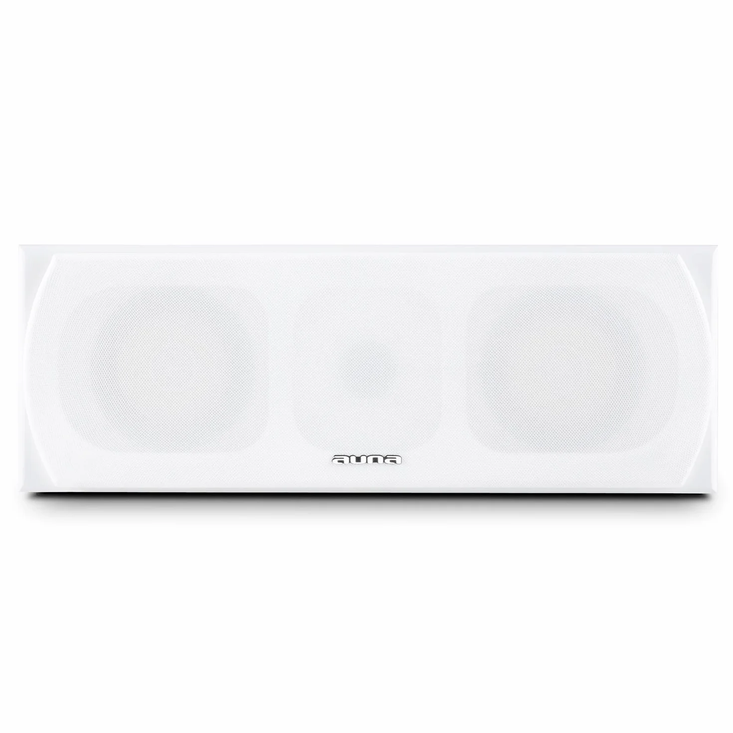 AUNA Linie 501 CS - Altoparlante Center, Speaker, Cassa, Diffusore Passivo, Tecnologia a 2 Vie, 120W, 2 x 60 Watt RMS, Connettore Fase, Tweeter 2,5 cm (1"), Dimensioni 42,5 x 15 x 24,5 cm, Bianco