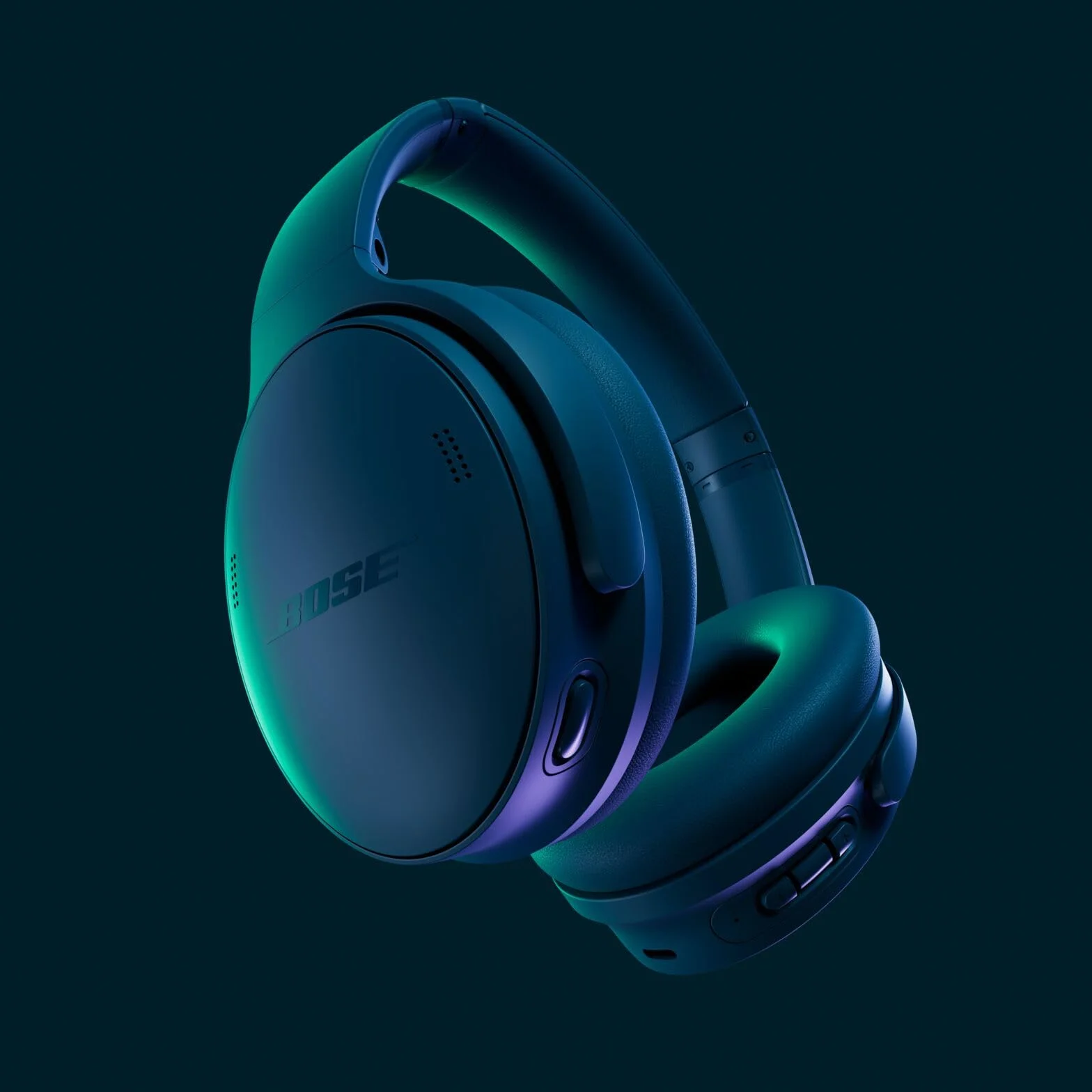 Bose QuietComfort Headphones Cuffie con Cancellazione del Rumore Wireless e Bluetooth 5.1 Over-ear con Durata della Batteria Fino a 24 Ore, Blu Crepuscolo - Edizione limitata