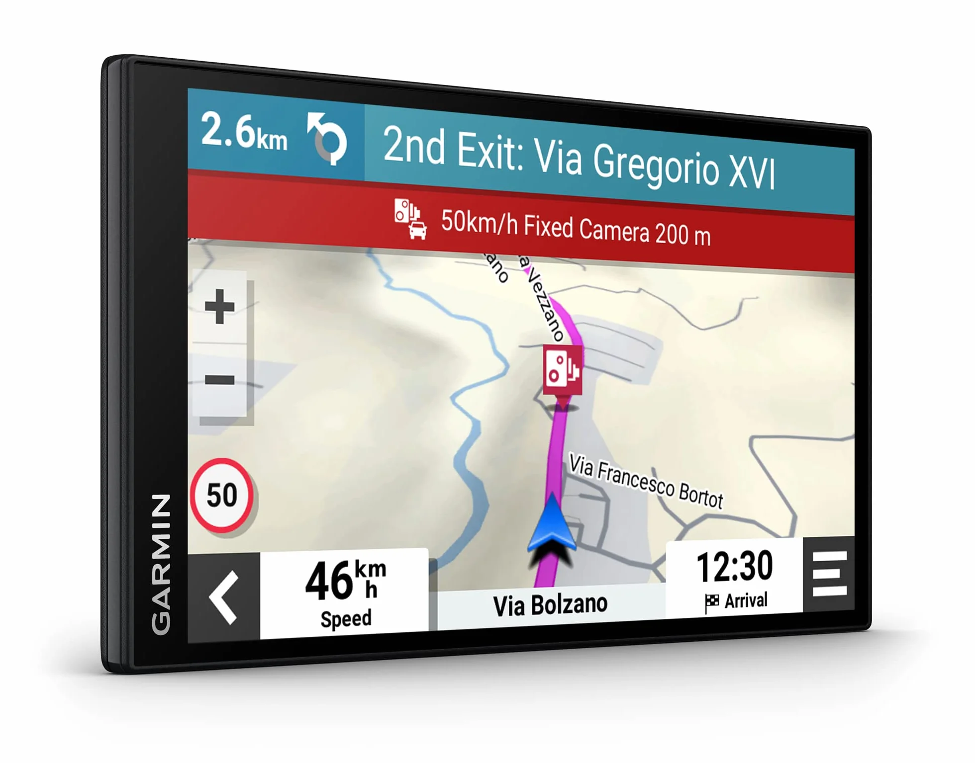 Garmin DriveSmart 76 MT-S, Navigatore GPS per Auto, Display 7", Touchscreen, Mappa Europa