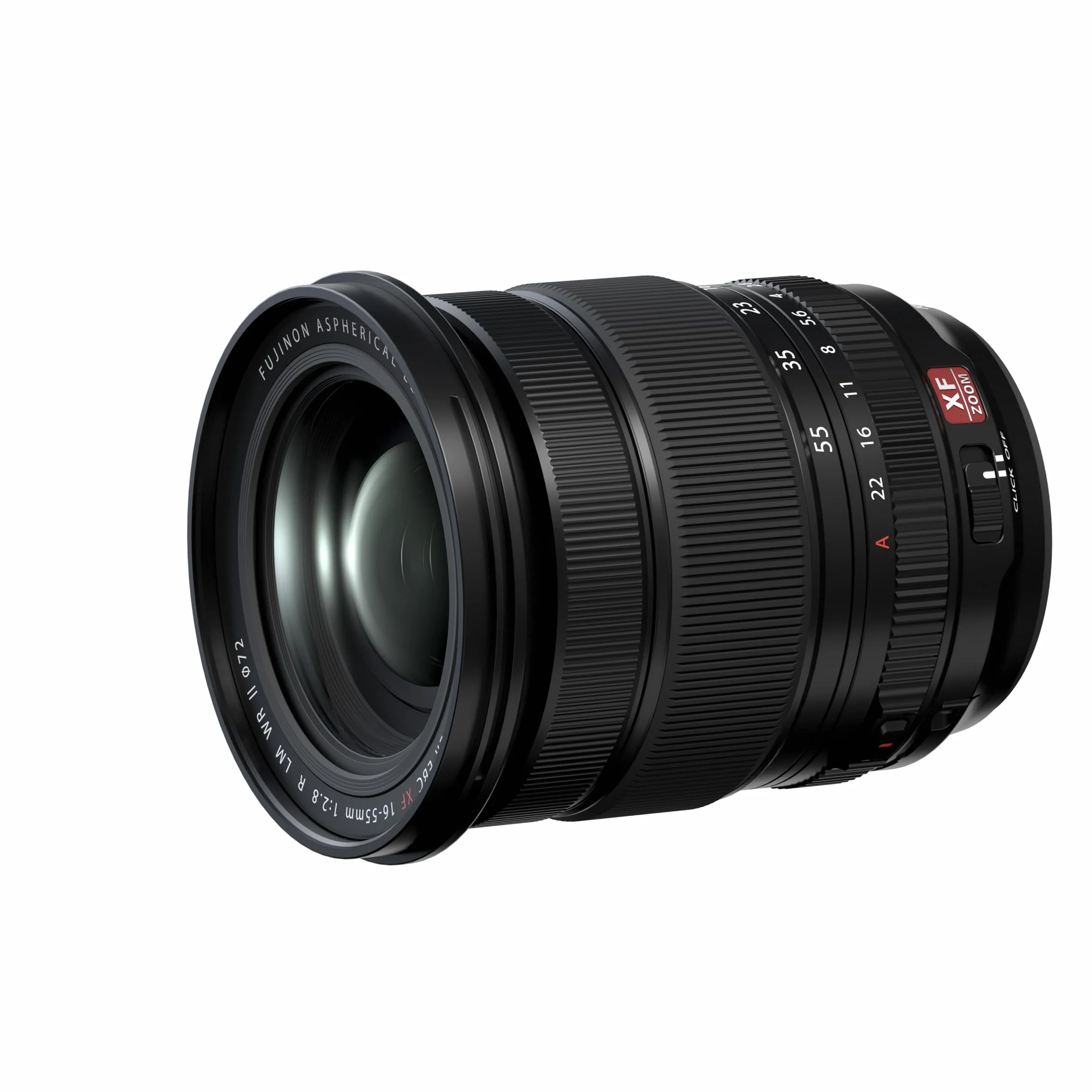 Fujifilm FUJINON XF16-55mmF2.8 R LM WR II, Obiettivo 16-55mm, f/2.8, Resistente alle Intemperie, Funzione Declick, Attacco X Mount, Nero