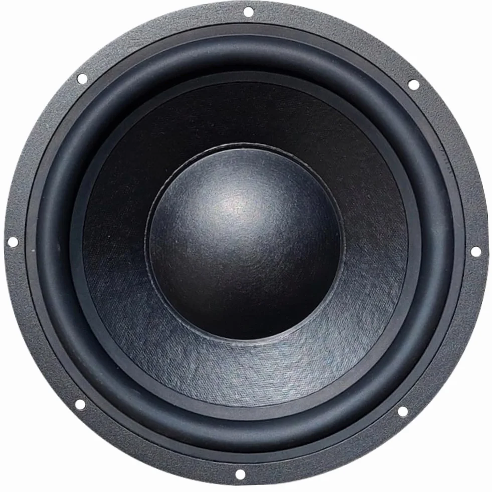 HS251 Subwoofer 25 cm 10" 250 mm 200+200 Watt Max Doppia Bobina 8+8 Ohm 89 dB Gomma