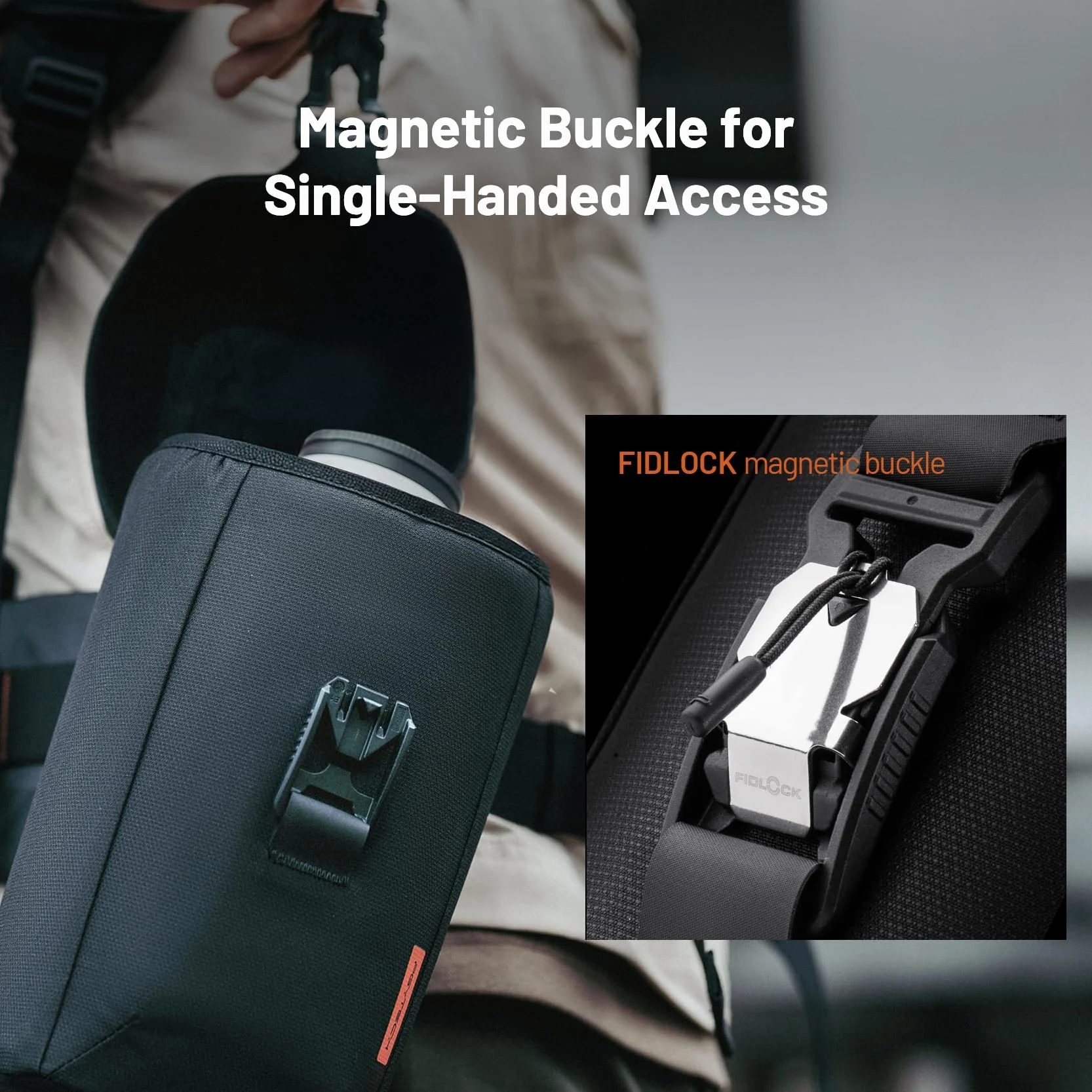 PGYTECH Fodero per obiettivo L Borsa portaoggetti Borsa per obiettivo fotocamera reflex con protezione ammortizzata Accessori fotografici Compatibile per Sony/Canon/Nikon